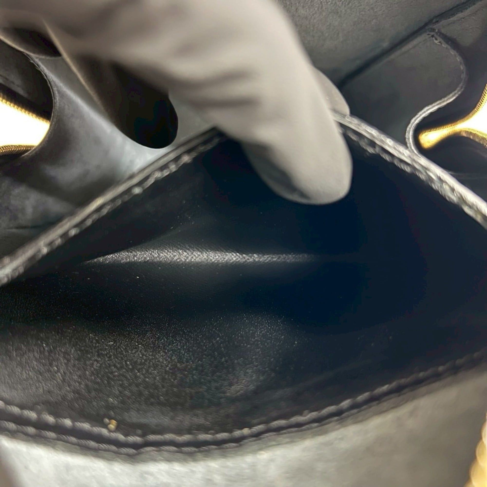 Louis Vuitton LOUIS VUITTON Mabillon Epi Leather Backpack/Daypack in Noir, 435-9 Size ONE SIZE - 10 Thumbnail
