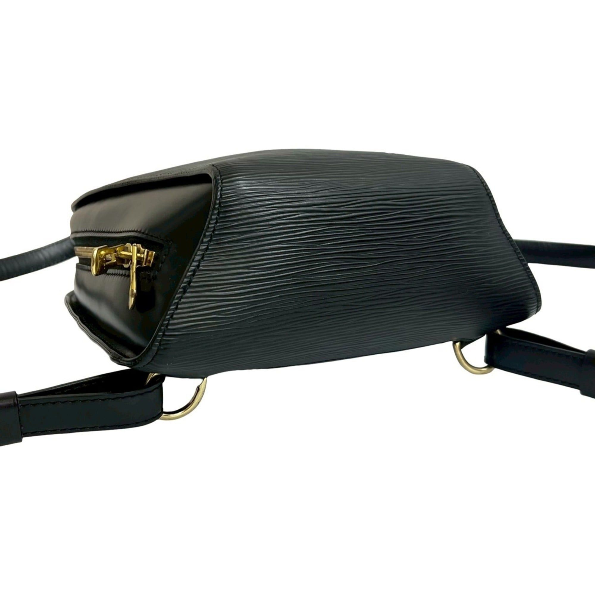 Louis Vuitton LOUIS VUITTON Mabillon Epi Leather Backpack/Daypack in Noir, 435-9 Size ONE SIZE - 7 Thumbnail