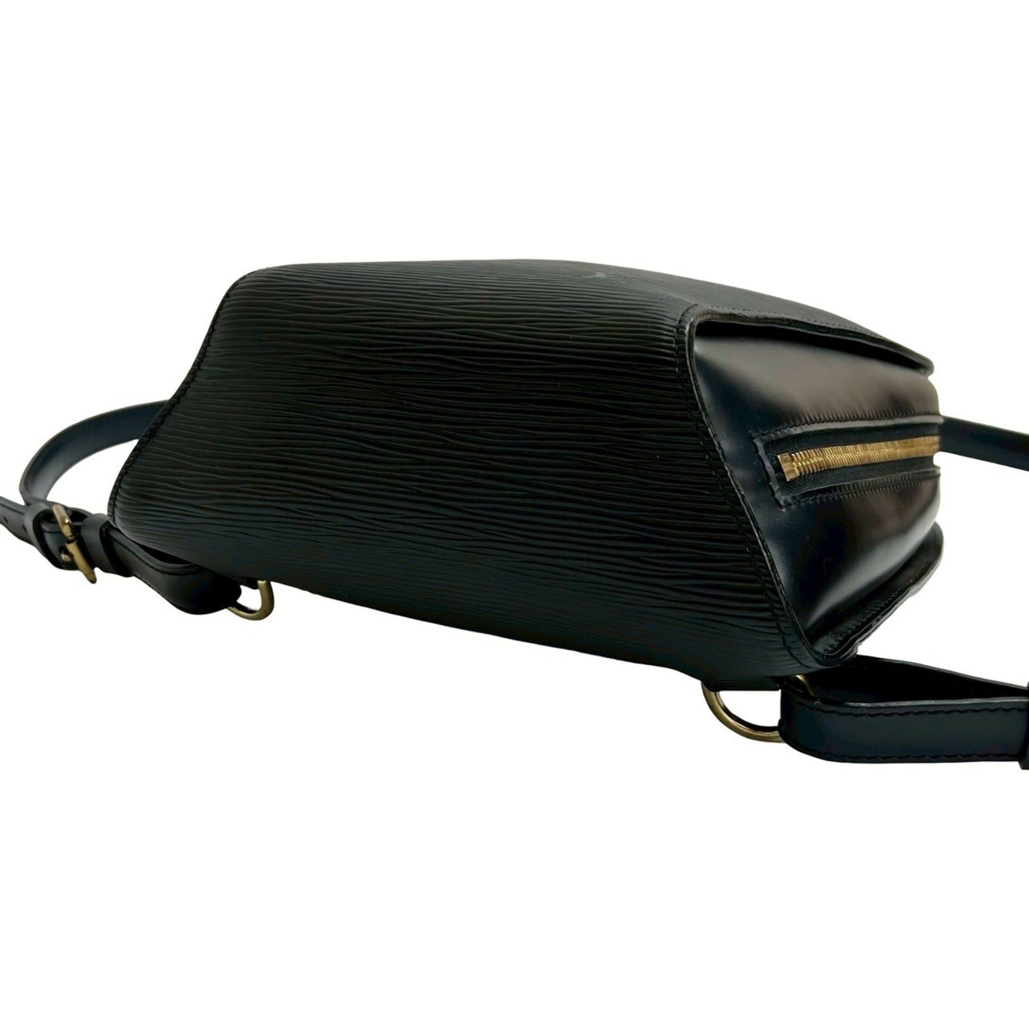 Louis Vuitton LOUIS VUITTON Mabillon Epi Leather Backpack/Daypack in Noir, 435-9 Size ONE SIZE - 8 Thumbnail