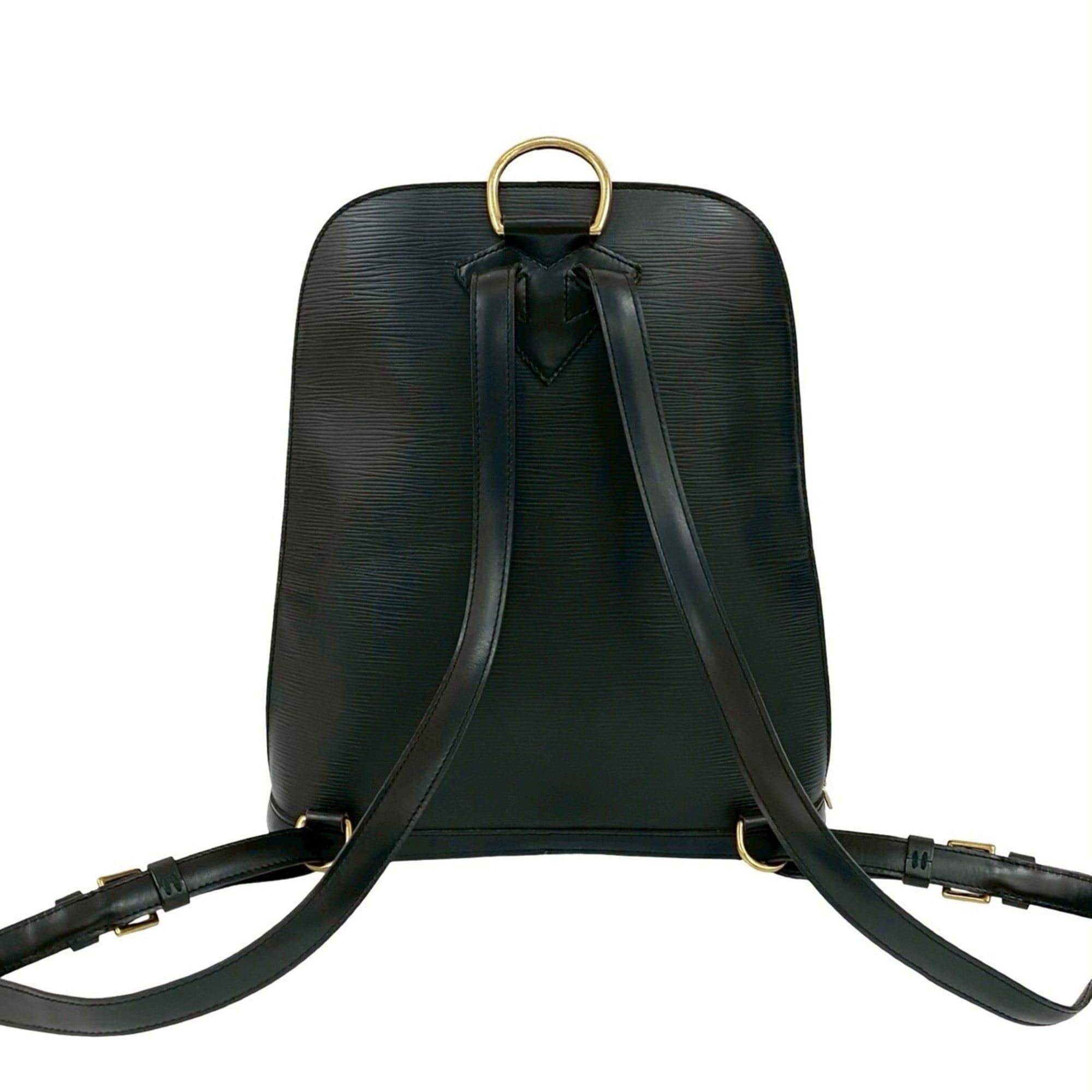 Louis Vuitton LOUIS VUITTON Cobran Epi Leather Backpack in Noir, 41432 Size ONE SIZE - 3 Thumbnail