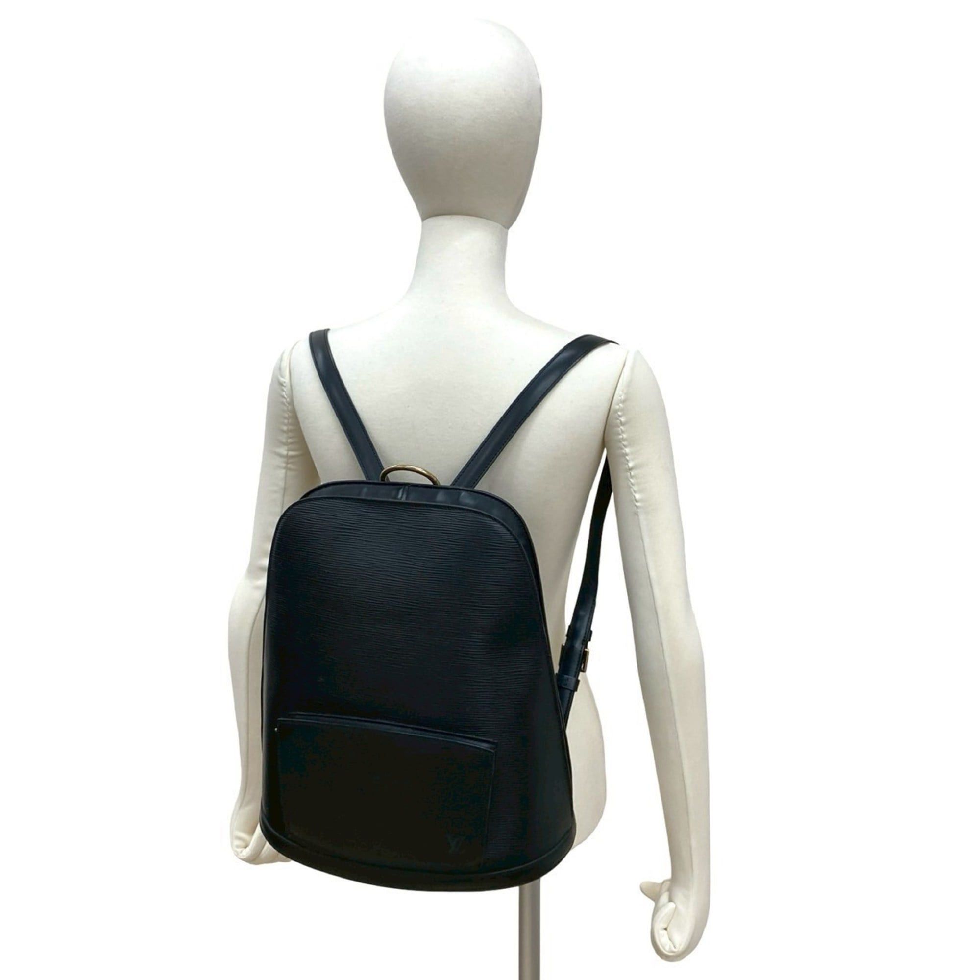 Louis Vuitton LOUIS VUITTON Cobran Epi Leather Backpack in Noir, 41432 Size ONE SIZE - 2 Thumbnail