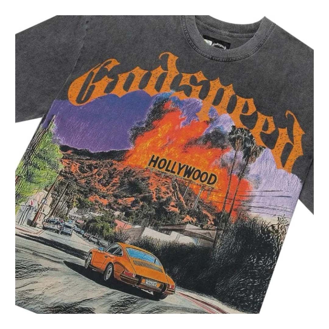 Godspeed Los Scandalous Tee Grey Wash Size US M / EU 48-50 / 2 - 3 Thumbnail