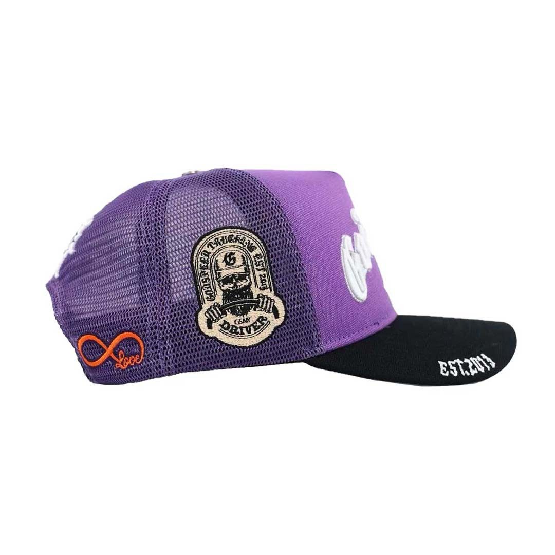 Godspeed Forever Trucker Hat Purple/Black Size ONE SIZE - 2 Thumbnail
