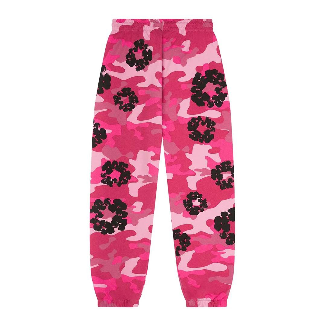 DENIM TEARS Wreath Sweatpant 'Pink Camo' Size US 30 / EU 46 - 2 Thumbnail