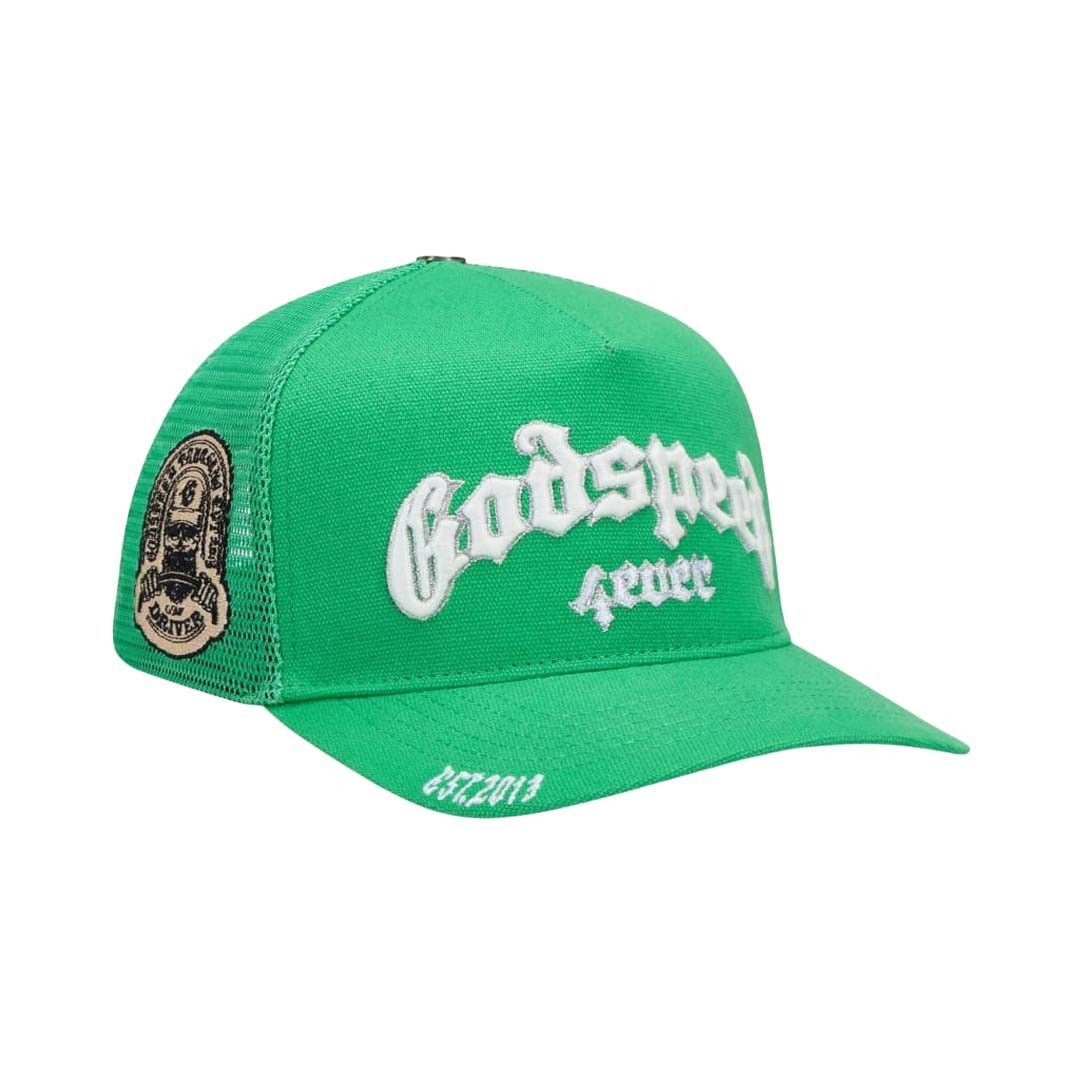Godspeed Trucker Hat Shamrock Green Size ONE SIZE - 3 Thumbnail