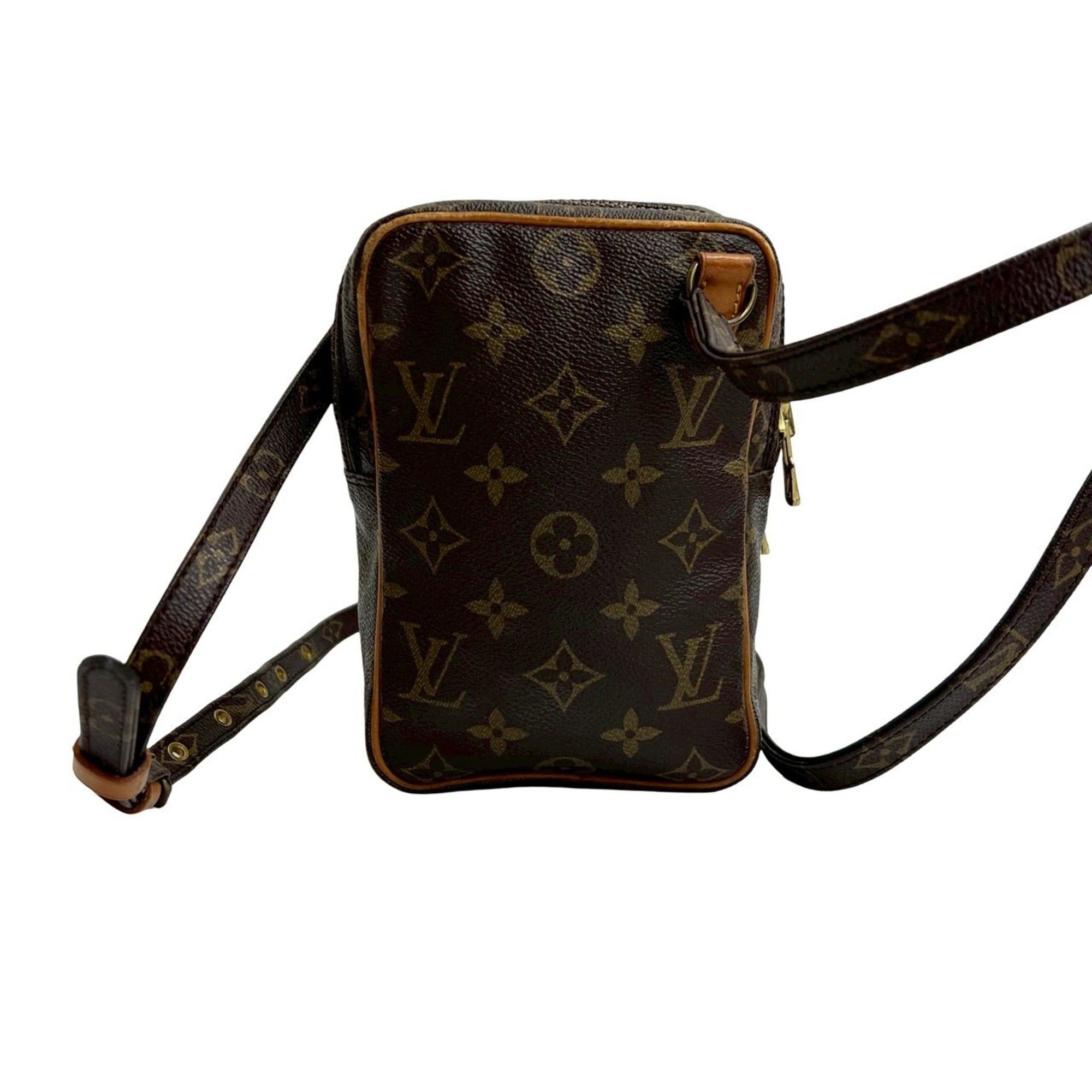 Louis Vuitton LOUIS VUITTON Amazon Monogram Leather Shoulder Bag/Pochette Brown ph2-9 Size ONE SIZE - 3 Thumbnail