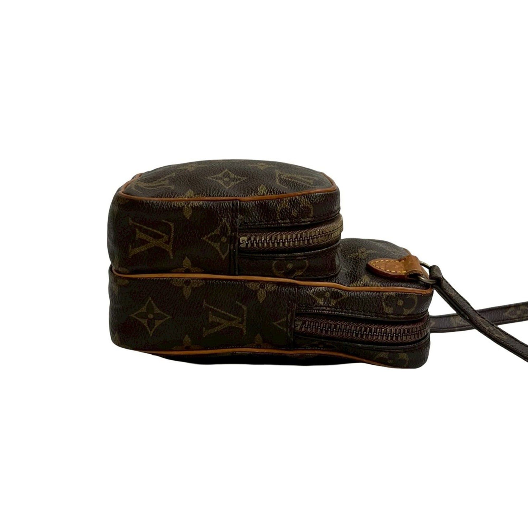 Louis Vuitton LOUIS VUITTON Amazon Monogram Leather Shoulder Bag/Pochette Brown ph2-9 Size ONE SIZE - 6 Thumbnail