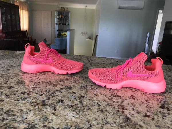 Nike presto fly hot sale women's pink