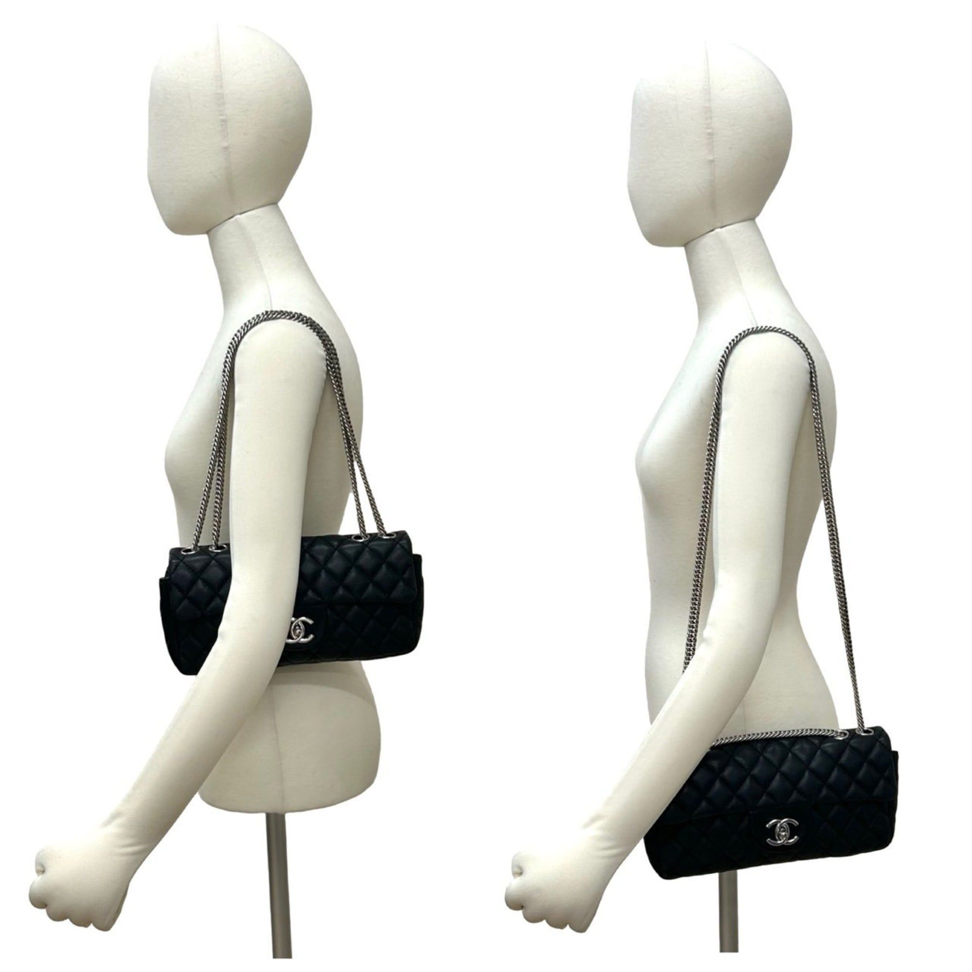 Chanel CHANEL Matelasse Coco Mark Lambskin Chain Shoulder Bag, Black, 34255 Size ONE SIZE - 2 Thumbnail