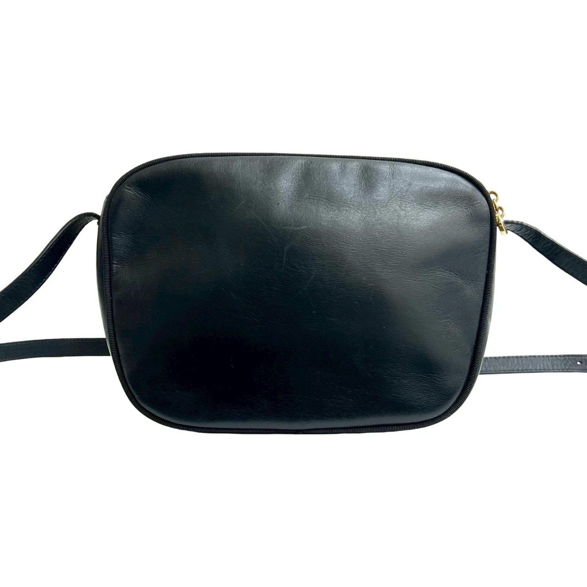 Salvatore Ferragamo Salvatore Ferragamo Vara Ribbon Leather Shoulder Bag/Pochette in Navy 35077 Size ONE SIZE - 3 Thumbnail