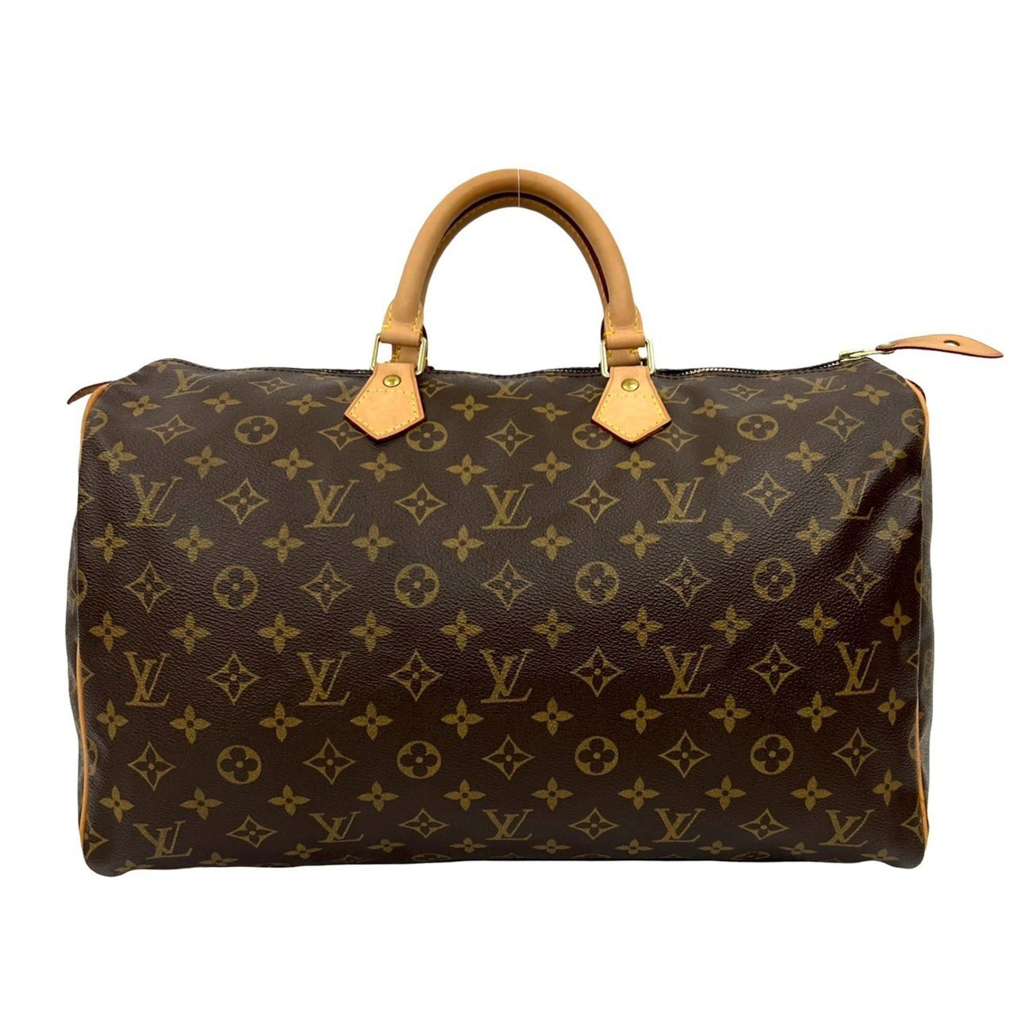 Louis Vuitton LOUIS VUITTON Speedy 40 Monogram Leather Boston Bag/Travel Bag, Brown, 34713 Size ONE SIZE - 3 Thumbnail