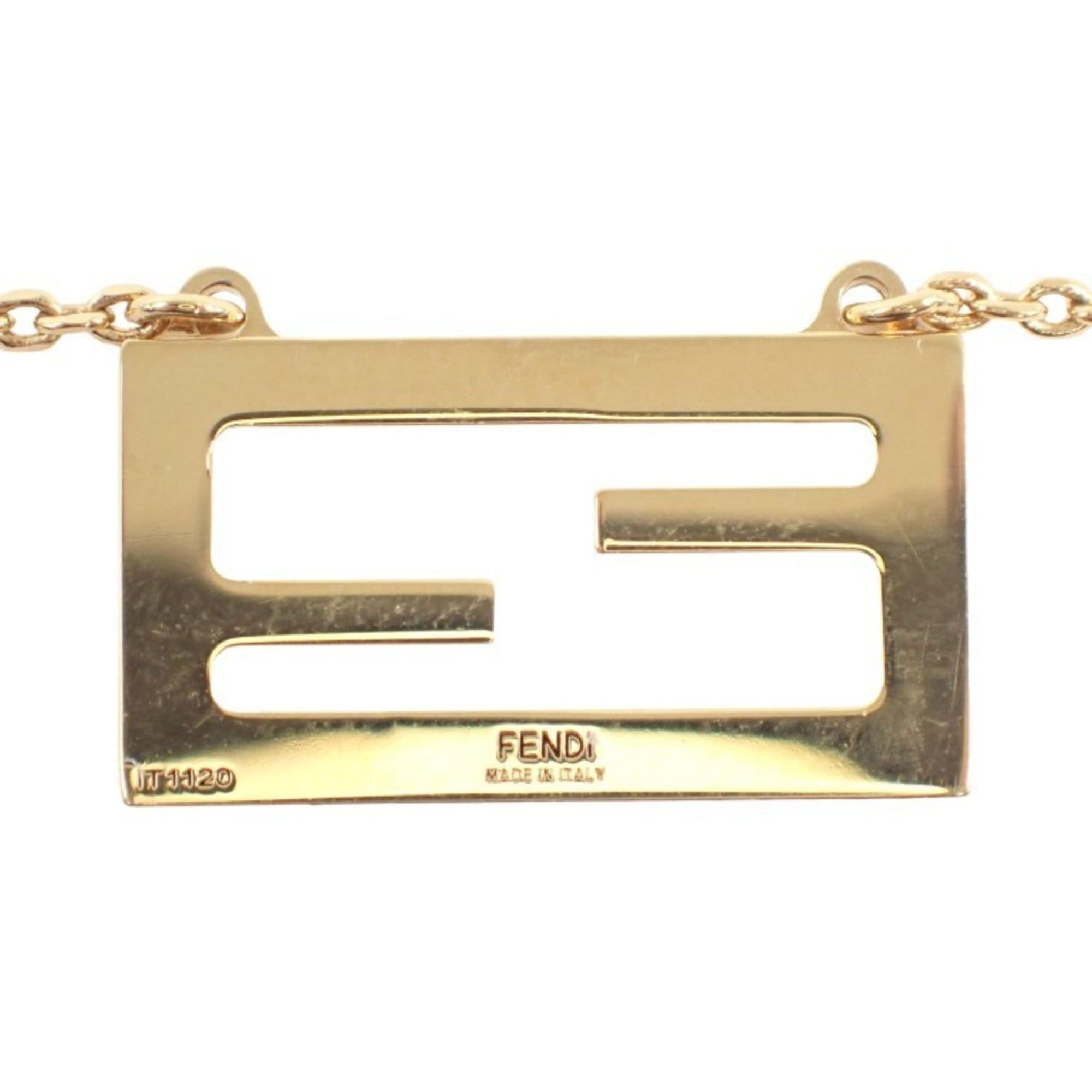 Fendi FENDI F Is Necklace 8AH591 Gold Metal Women's Size ONE SIZE - 3 Thumbnail
