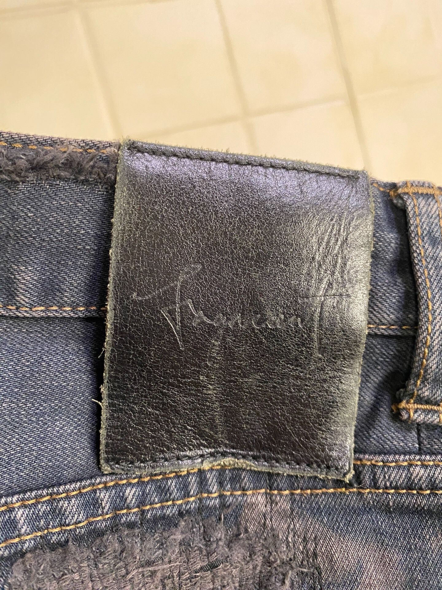 Fagassent Toshiki Aoki Handmade Vintage-Style Denim Jeans Size US 32 / EU 48 - 8 Thumbnail
