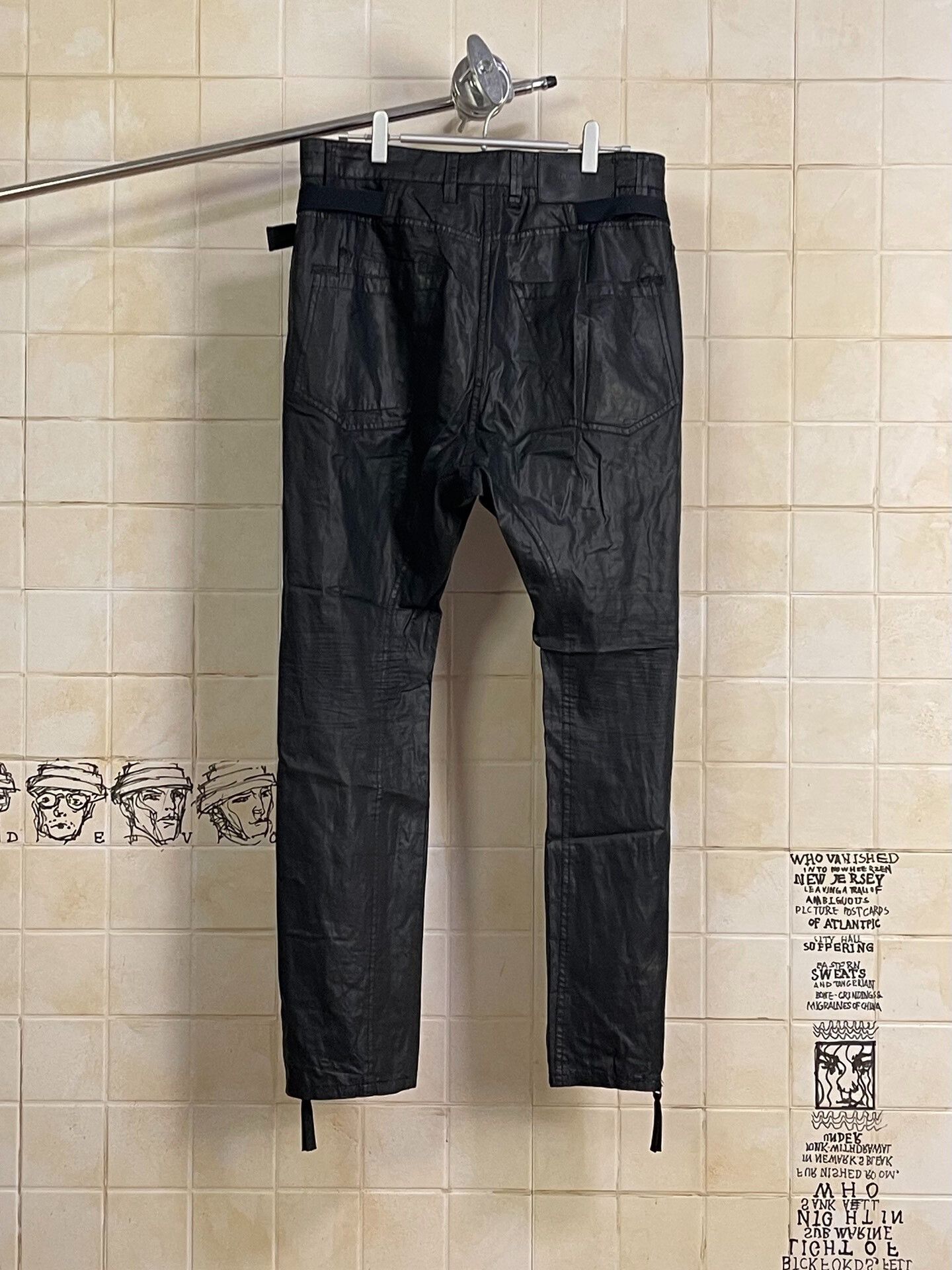 Helmut Lang Helmut Lang Coated Functional Cargo Pants Size US 30 / EU 46 - 2 Thumbnail