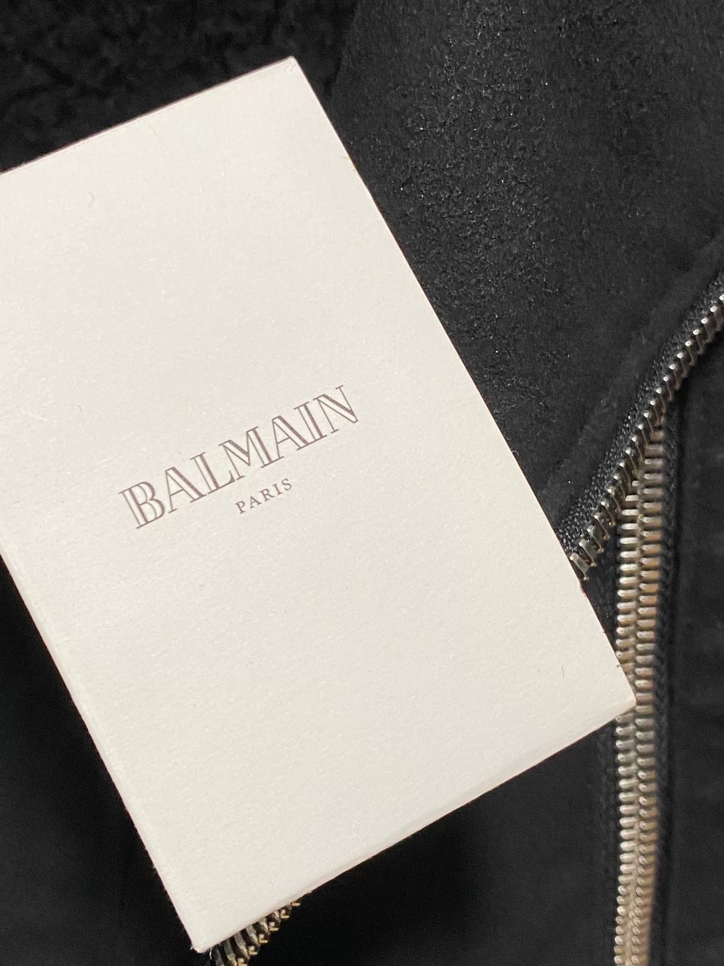 Balmain BALMAIN Biker Jacket with Asymmetrical Zipper Size US L / EU 52-54 / 3 - 7 Thumbnail