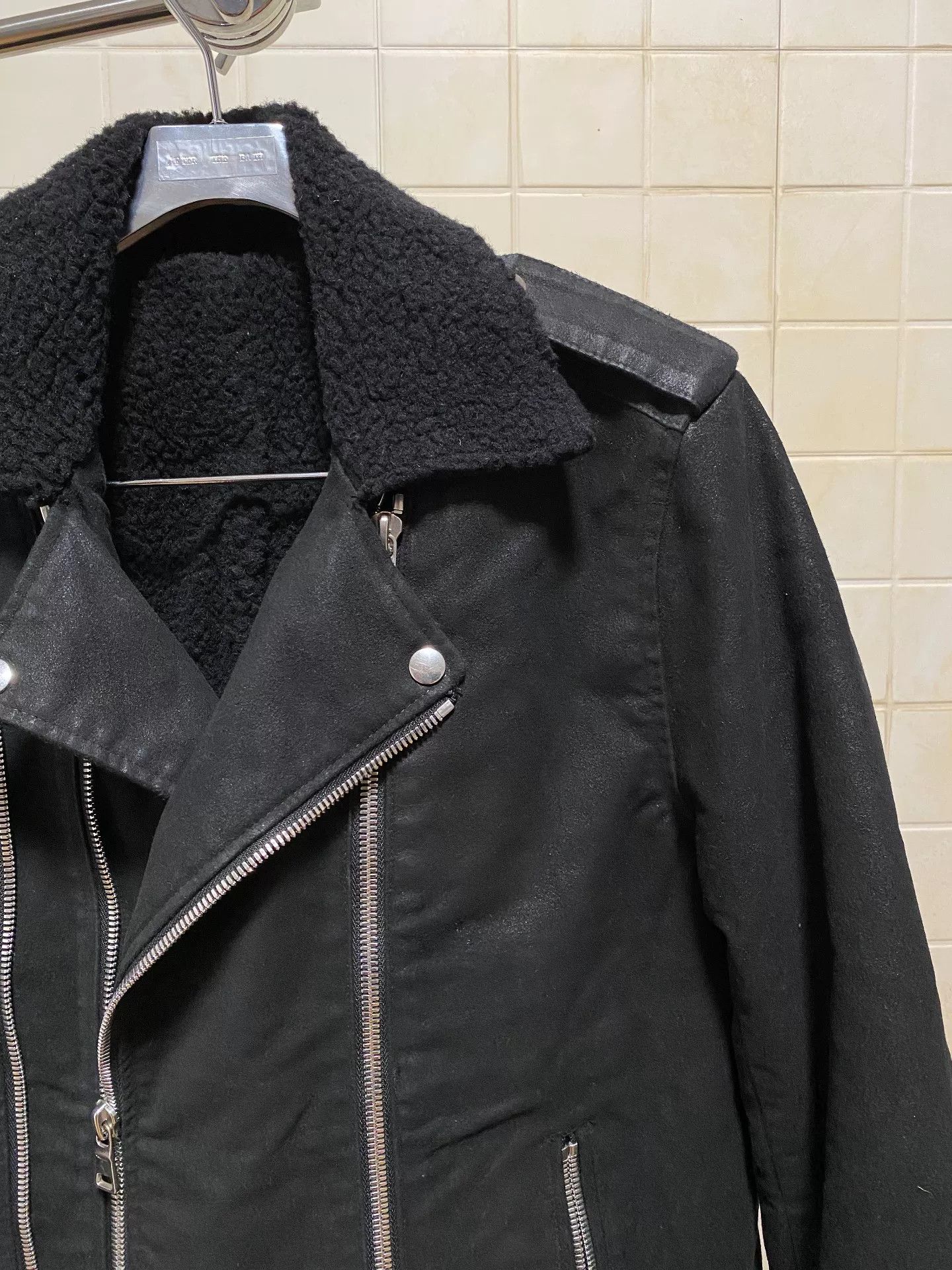 Balmain BALMAIN Biker Jacket with Asymmetrical Zipper Size US L / EU 52-54 / 3 - 3 Thumbnail