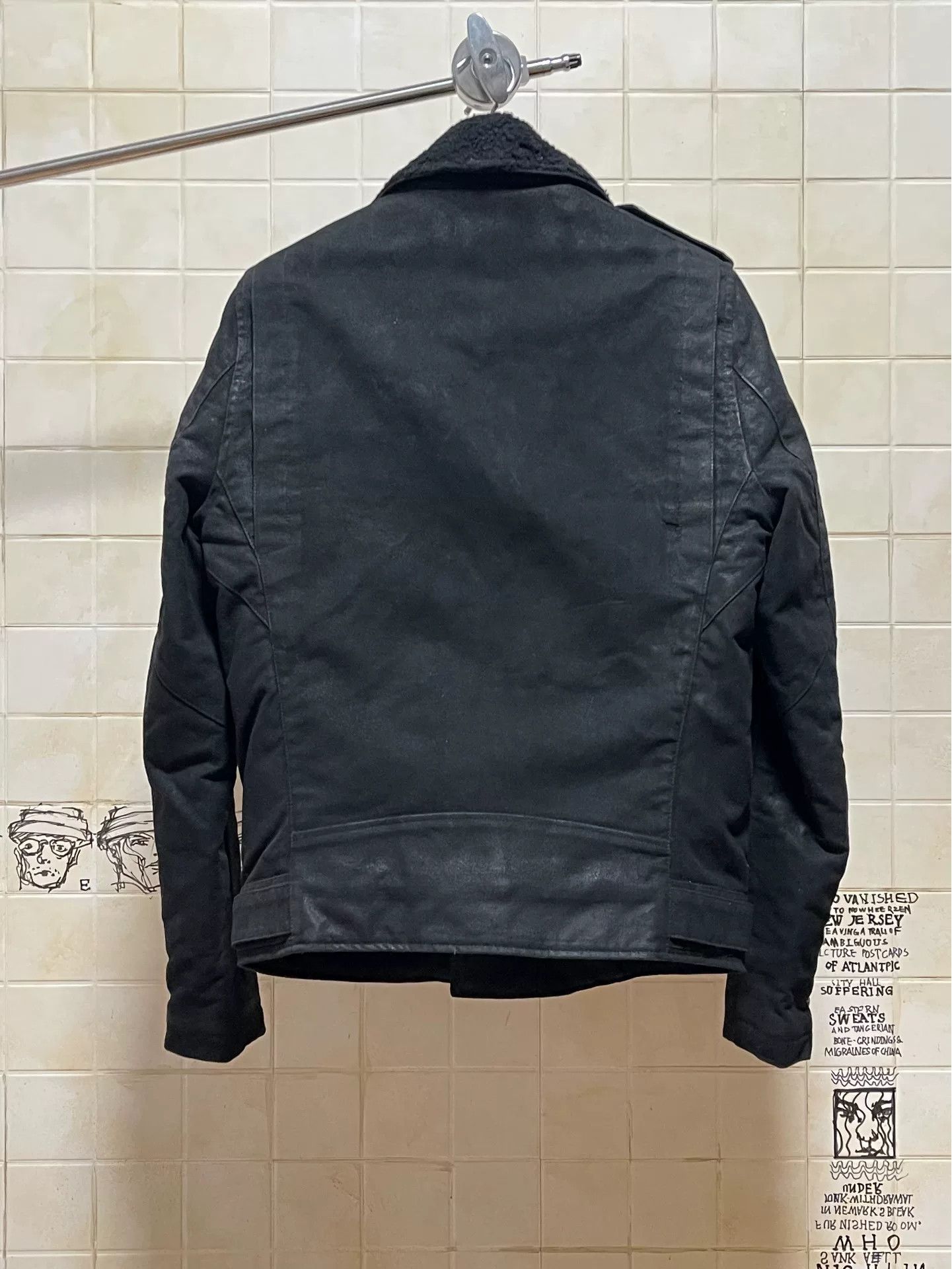 Balmain BALMAIN Biker Jacket with Asymmetrical Zipper Size US L / EU 52-54 / 3 - 2 Thumbnail
