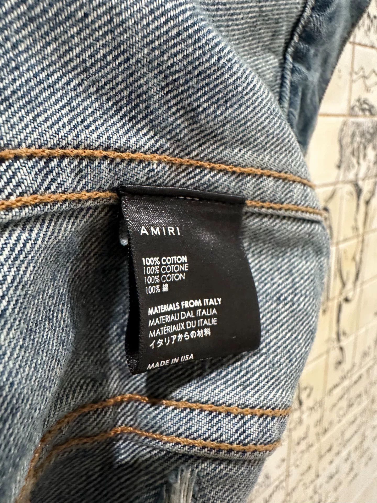 Amiri AMIRI Colorful Painted Denim Jacket Size S / US 4 / IT 40 - 4 Thumbnail