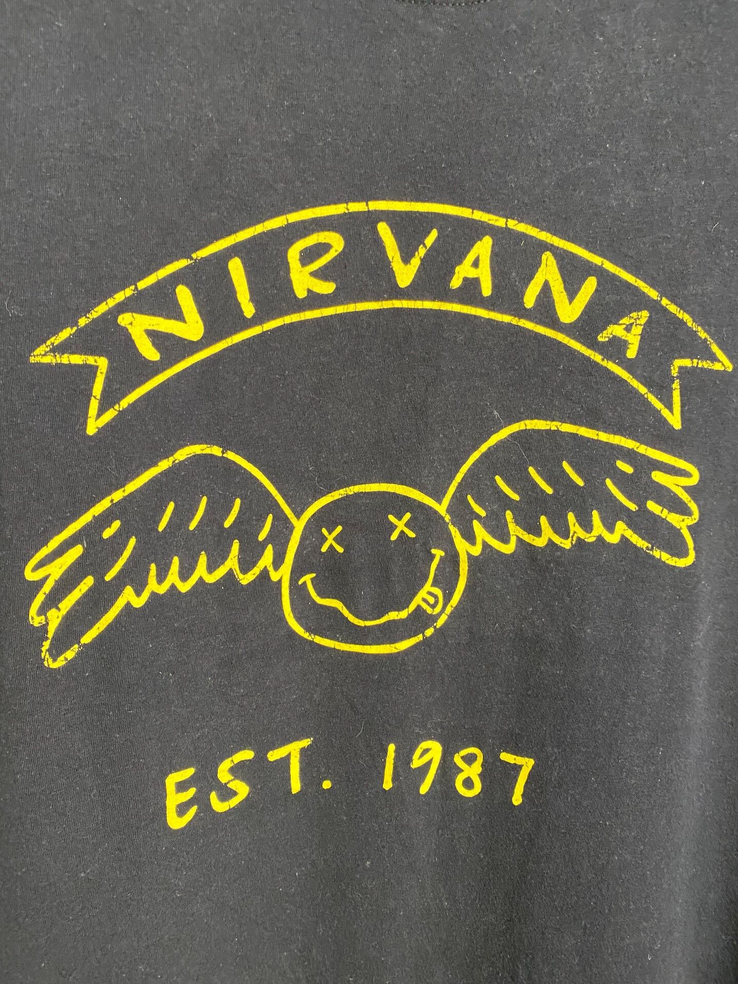 Gildan Nirvana Vintage Band T-Shirt Size US L / EU 52-54 / 3 - 5 Thumbnail