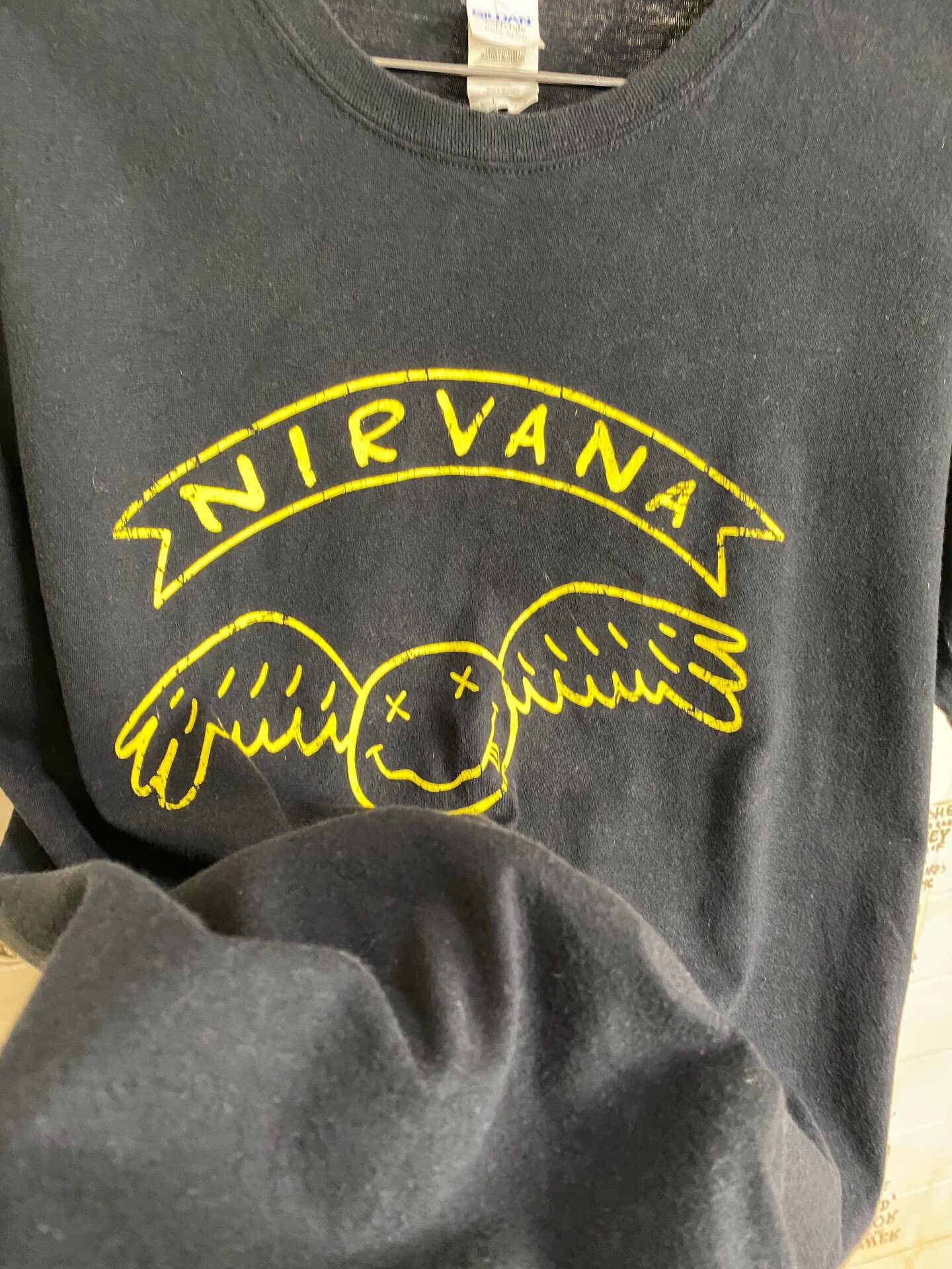 Gildan Nirvana Vintage Band T-Shirt Size US L / EU 52-54 / 3 - 6 Thumbnail