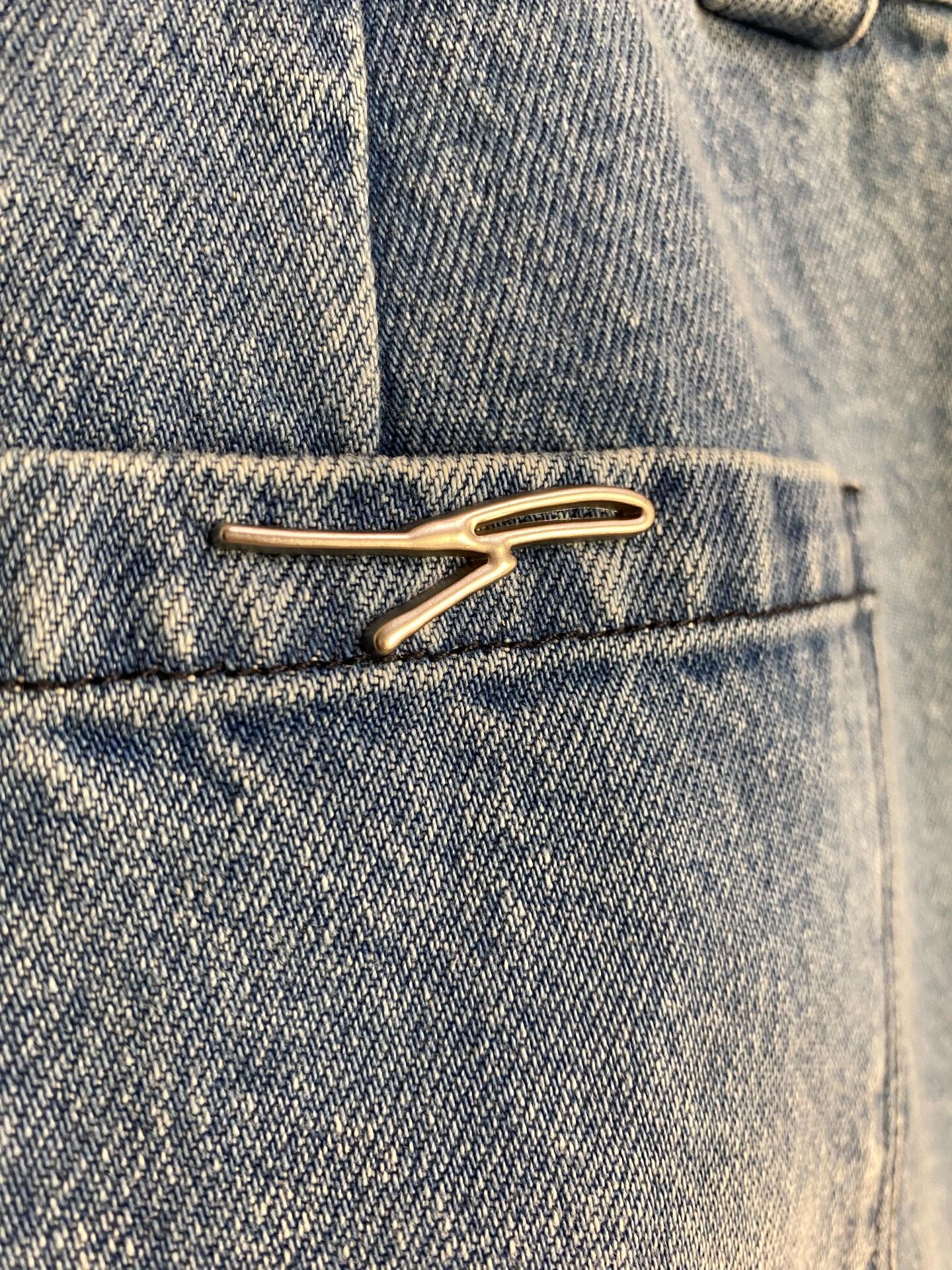 The Last Conspiracy Vintage Wide-Leg Denim Pants with Zipper Size US 32 / EU 48 - 6 Thumbnail