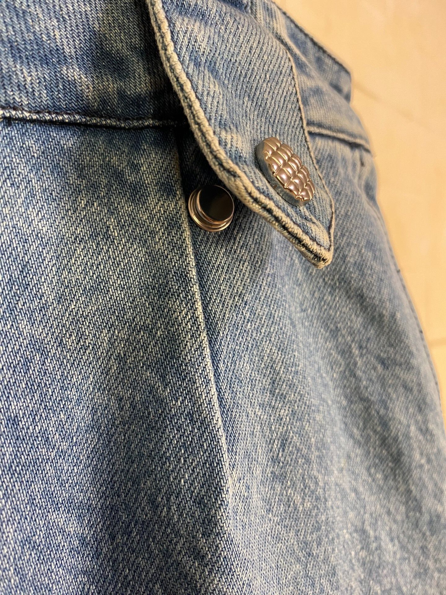 The Last Conspiracy Vintage Wide-Leg Denim Pants with Zipper Size US 32 / EU 48 - 5 Thumbnail