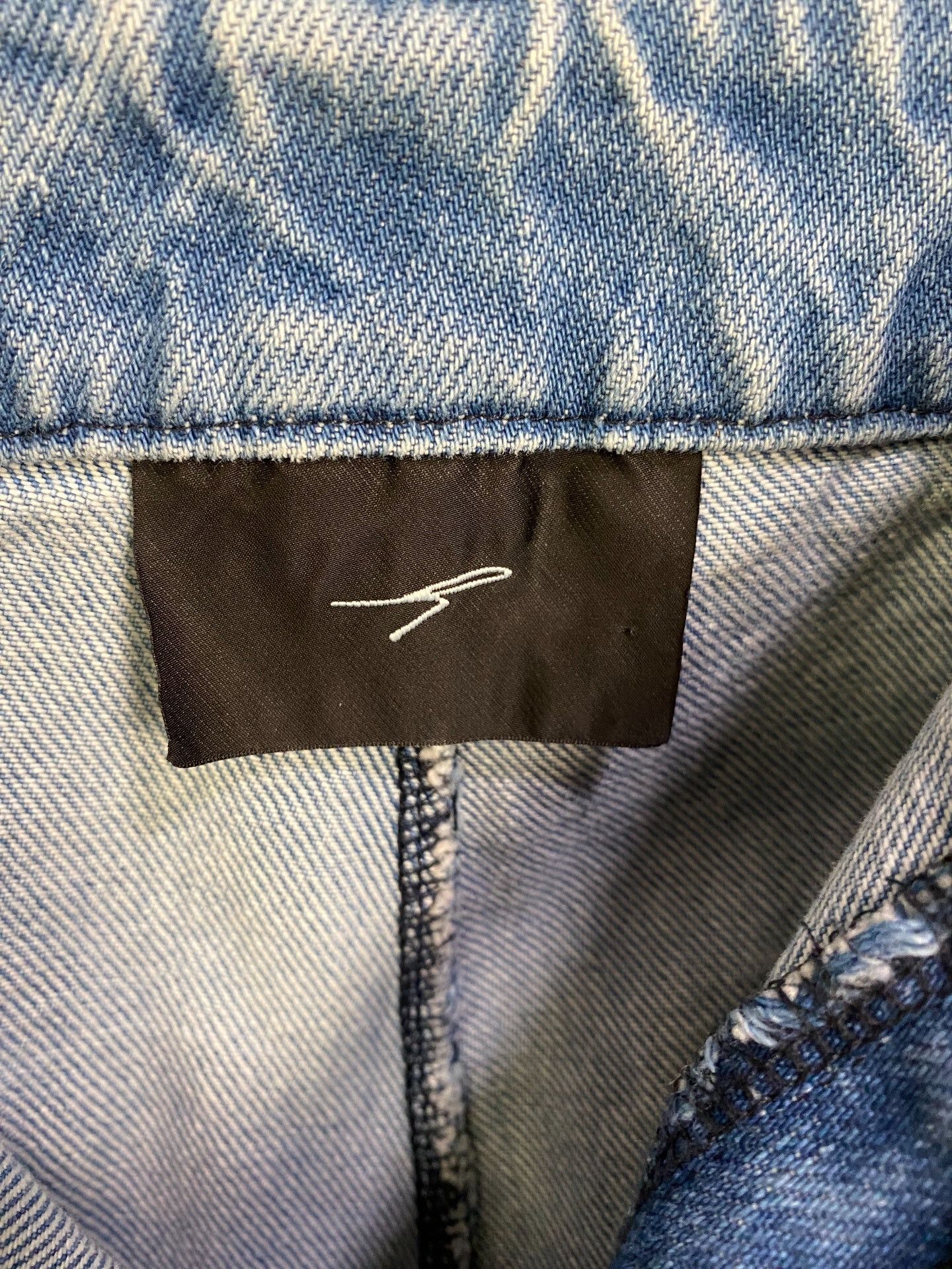 The Last Conspiracy Vintage Wide-Leg Denim Pants with Zipper Size US 32 / EU 48 - 7 Thumbnail