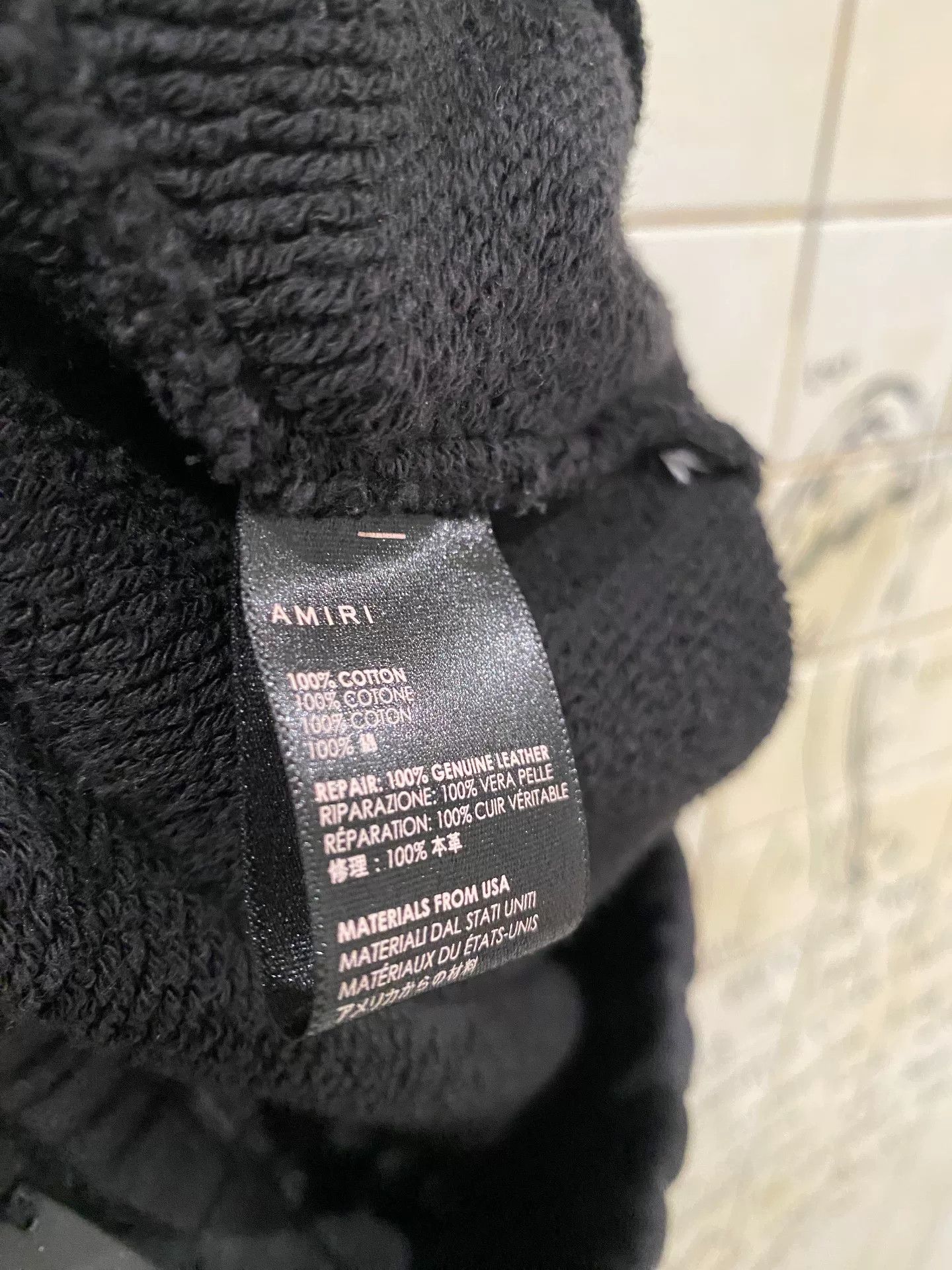 Amiri Amiri Distressed Zippered Sweatpants Size US 26 / EU 42 - 8 Thumbnail