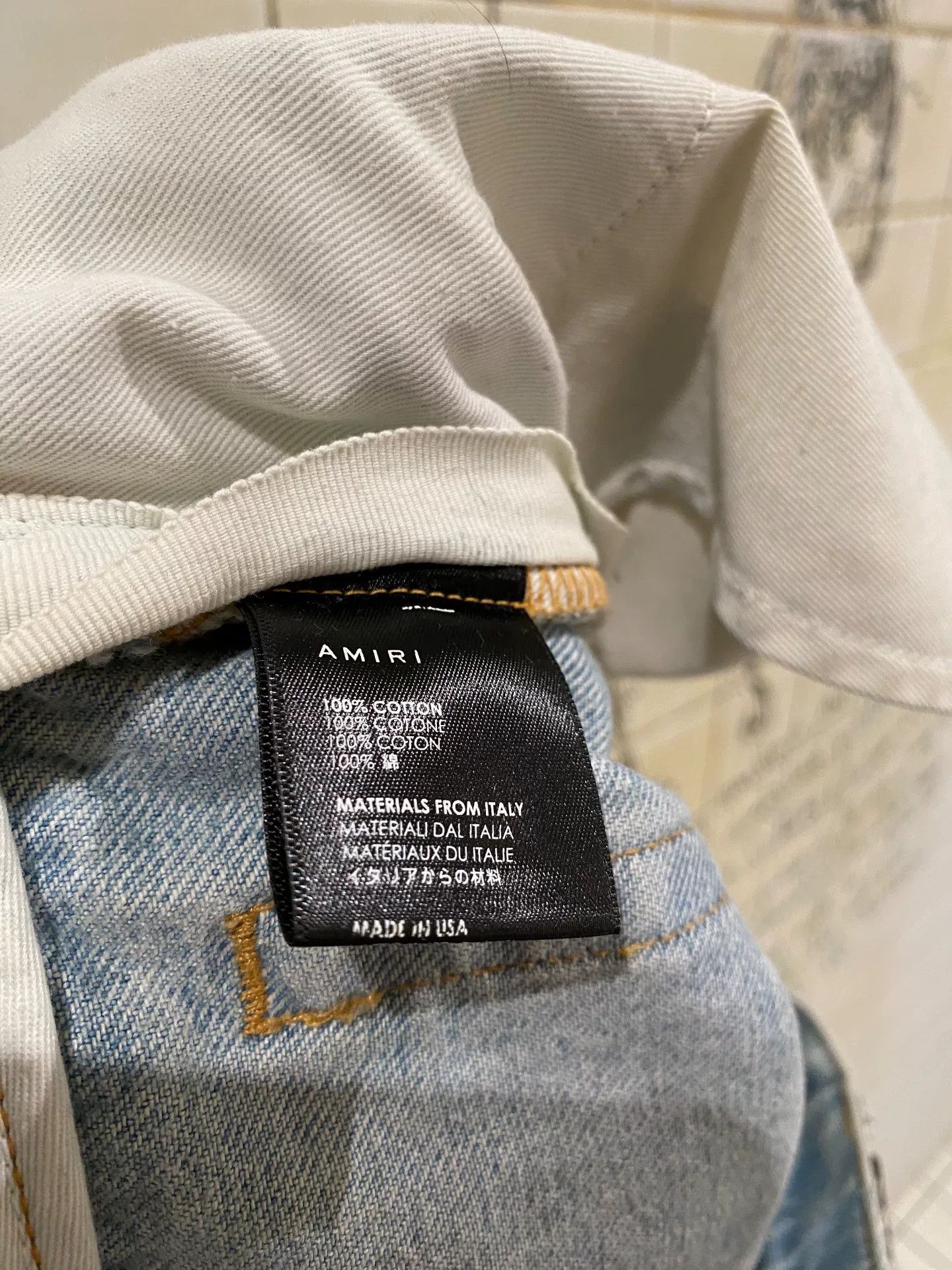 Amiri AMIRI Distressed Denim Jeans Size US 31 - 7 Thumbnail