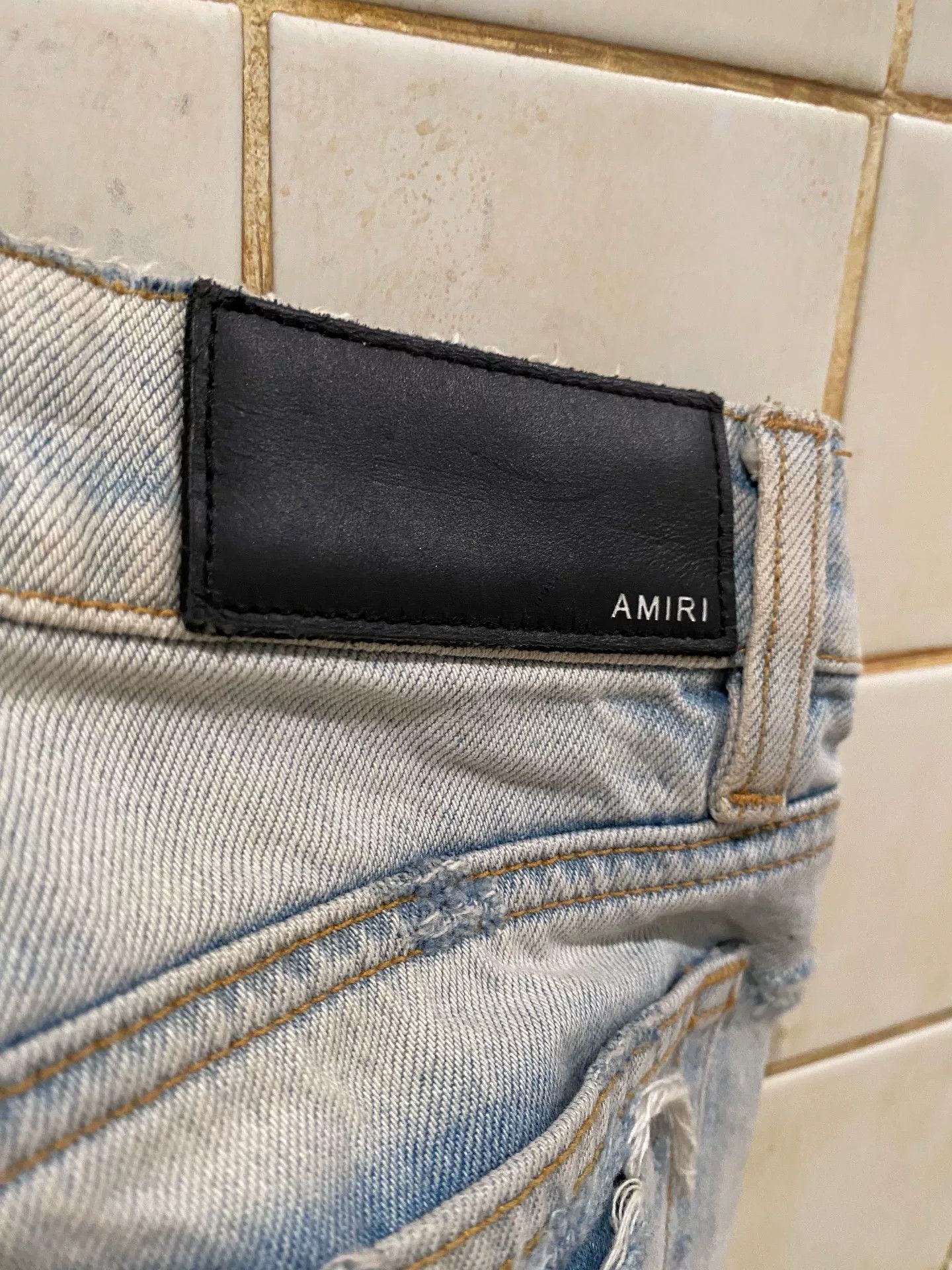 Amiri AMIRI Distressed Denim Jeans Size US 31 - 6 Thumbnail