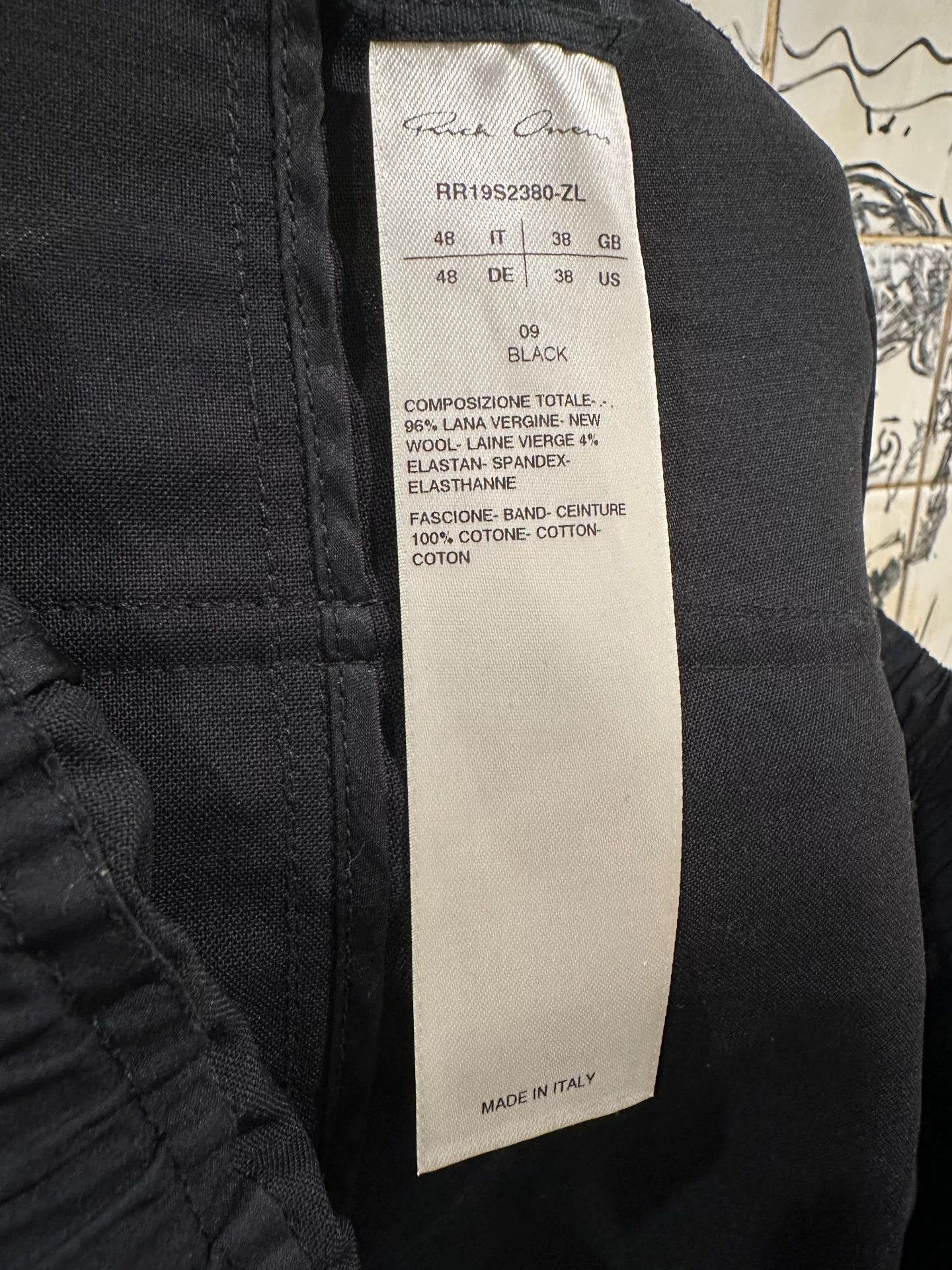 Rick Owens Rick Owens Wool Blend Trousers Size US 32 / EU 48 - 6 Thumbnail