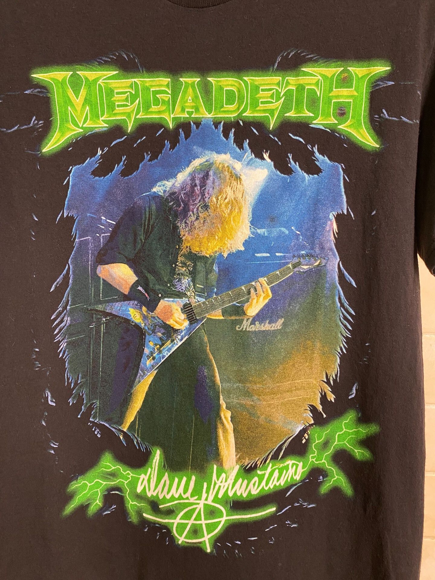 Vintage Vintage Megadeth T-Shirt Dave Mustaine Print Size US M / EU 48-50 / 2 - 3 Thumbnail