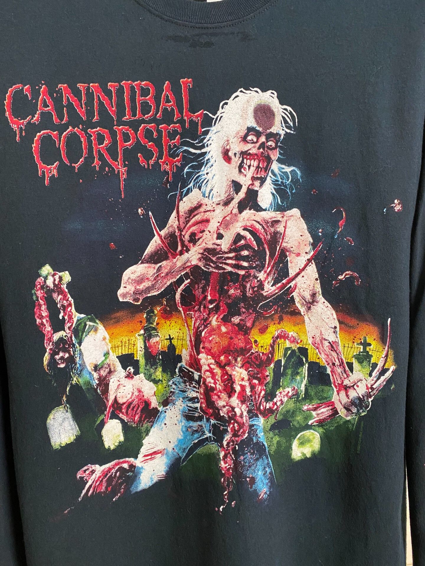Vintage Vintage Cannibal Corpse Long Sleeve Tee Size US M / EU 48-50 / 2 - 3 Thumbnail