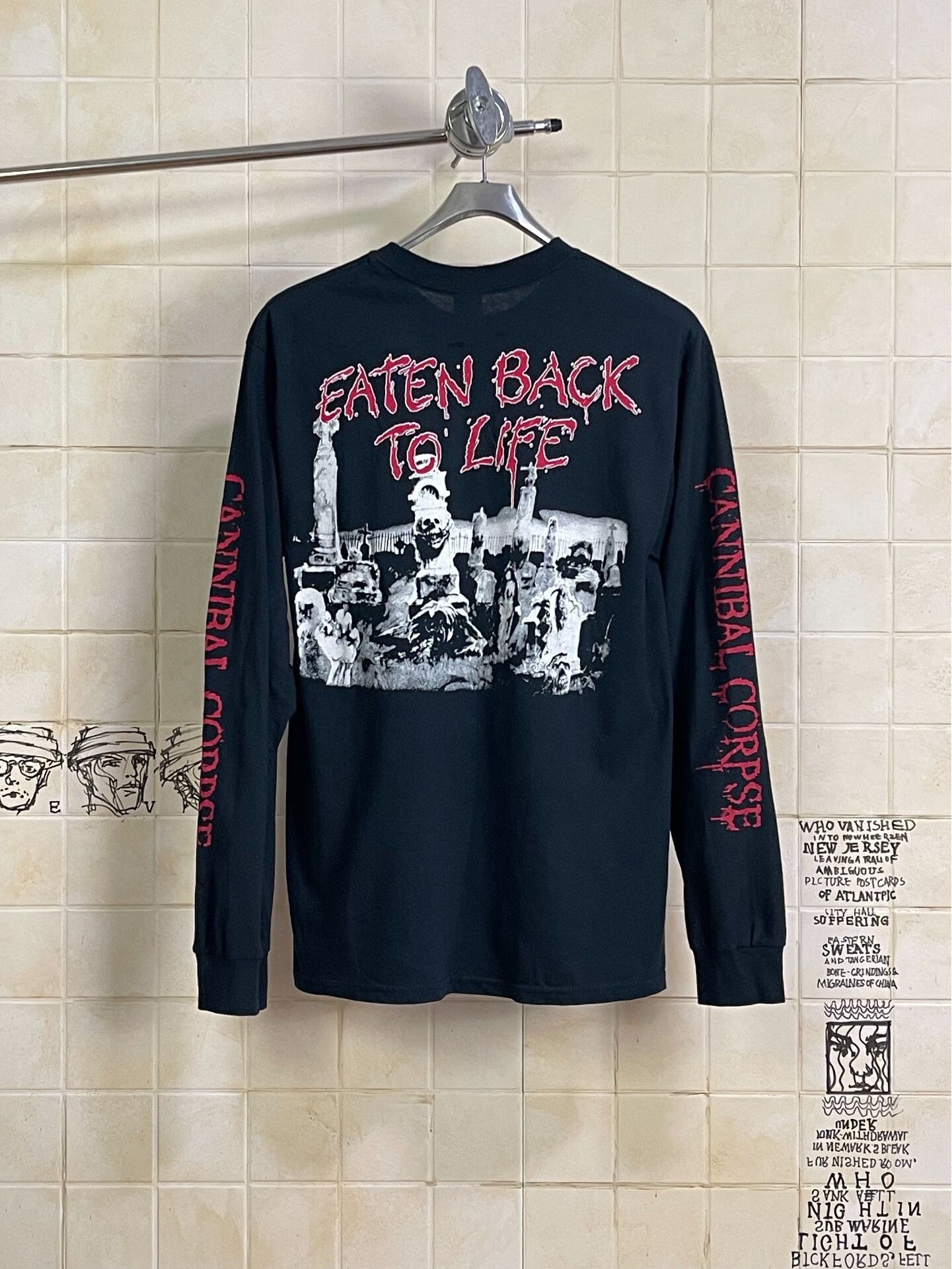 Vintage Vintage Cannibal Corpse Long Sleeve Tee Size US M / EU 48-50 / 2 - 2 Thumbnail