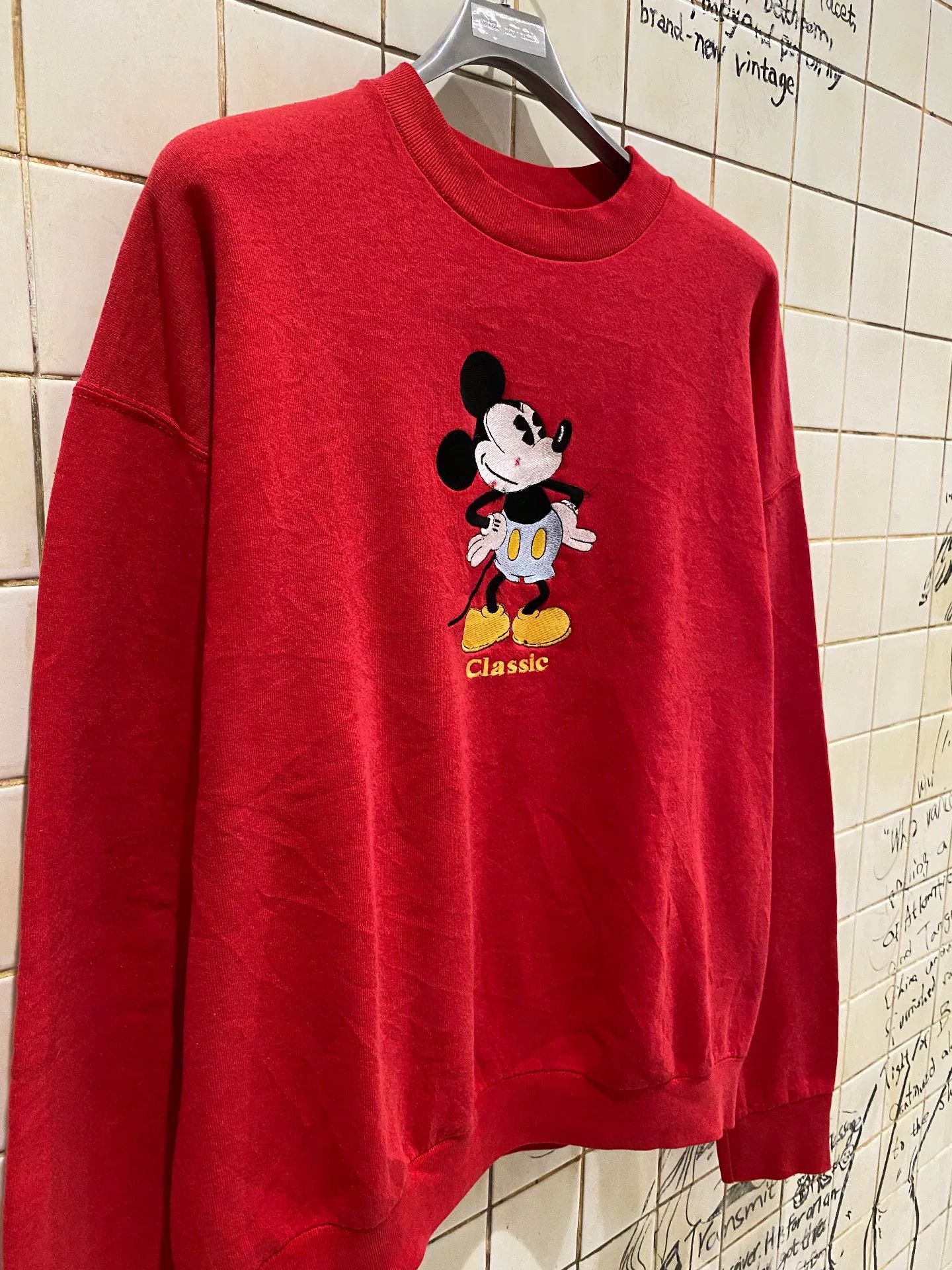 Mickey & Co. Vintage Mickey Mouse Embroidered Sweatshirt Size US M / EU 48-50 / 2 - 3 Thumbnail