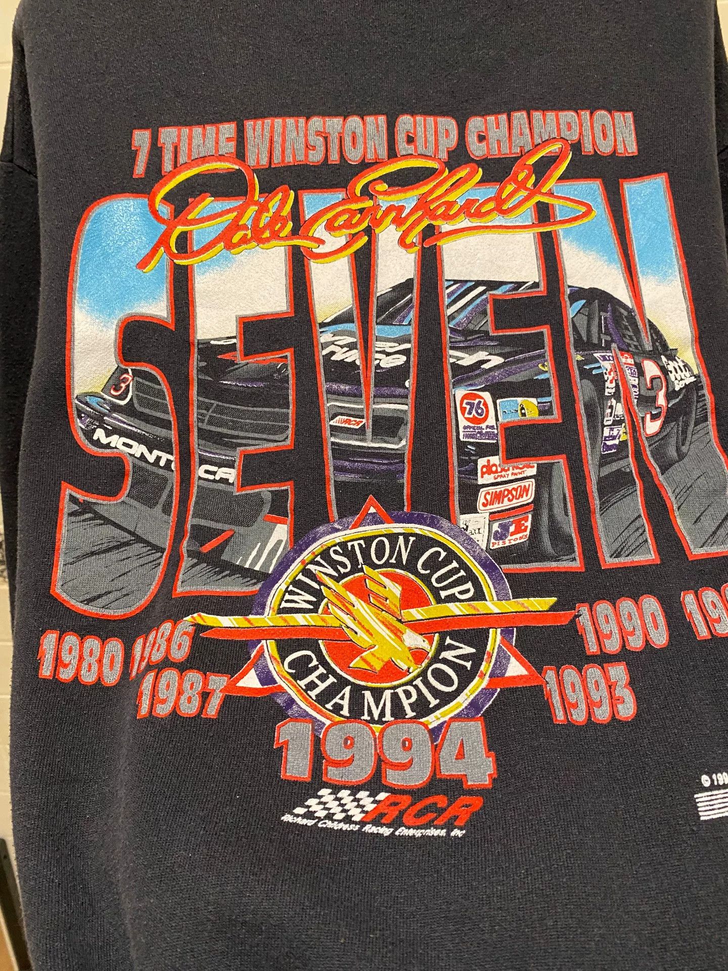 Vintage Vintage 90s Racing Graphic Sweatshirt Size US M / EU 48-50 / 2 - 5 Thumbnail