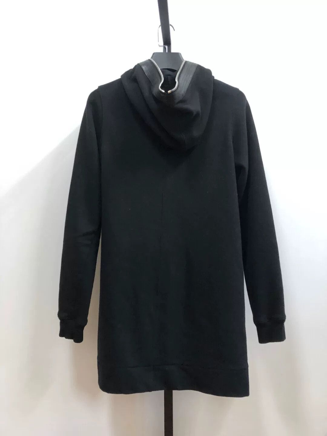 Rick Owens Rick Owens Black Zippered Hoodie Jacket Size US S / EU 44-46 / 1 - 2 Thumbnail