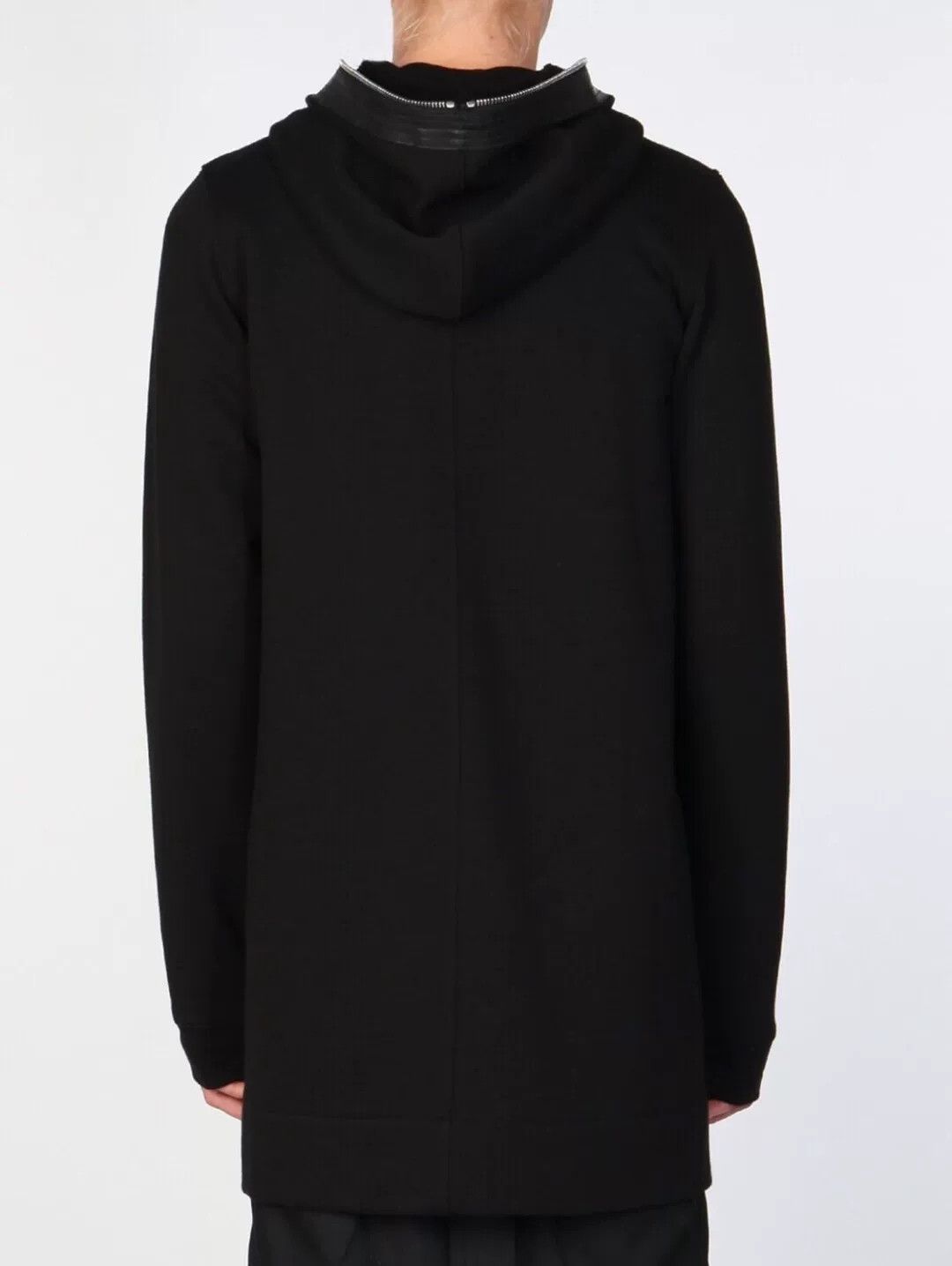 Rick Owens Rick Owens Black Zippered Hoodie Jacket Size US S / EU 44-46 / 1 - 5 Thumbnail