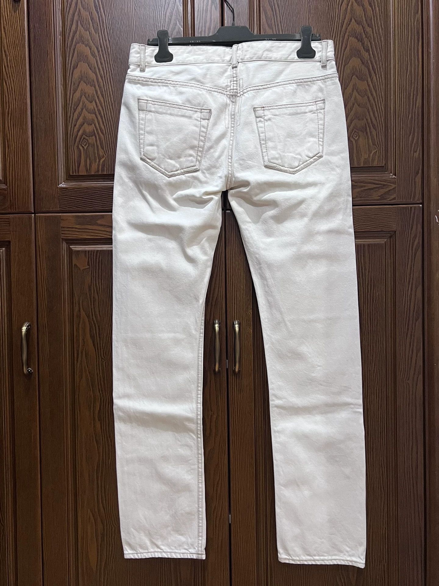 Rick Owens Rick Owens White Denim Pants Size 33 Size US 33 - 2 Thumbnail