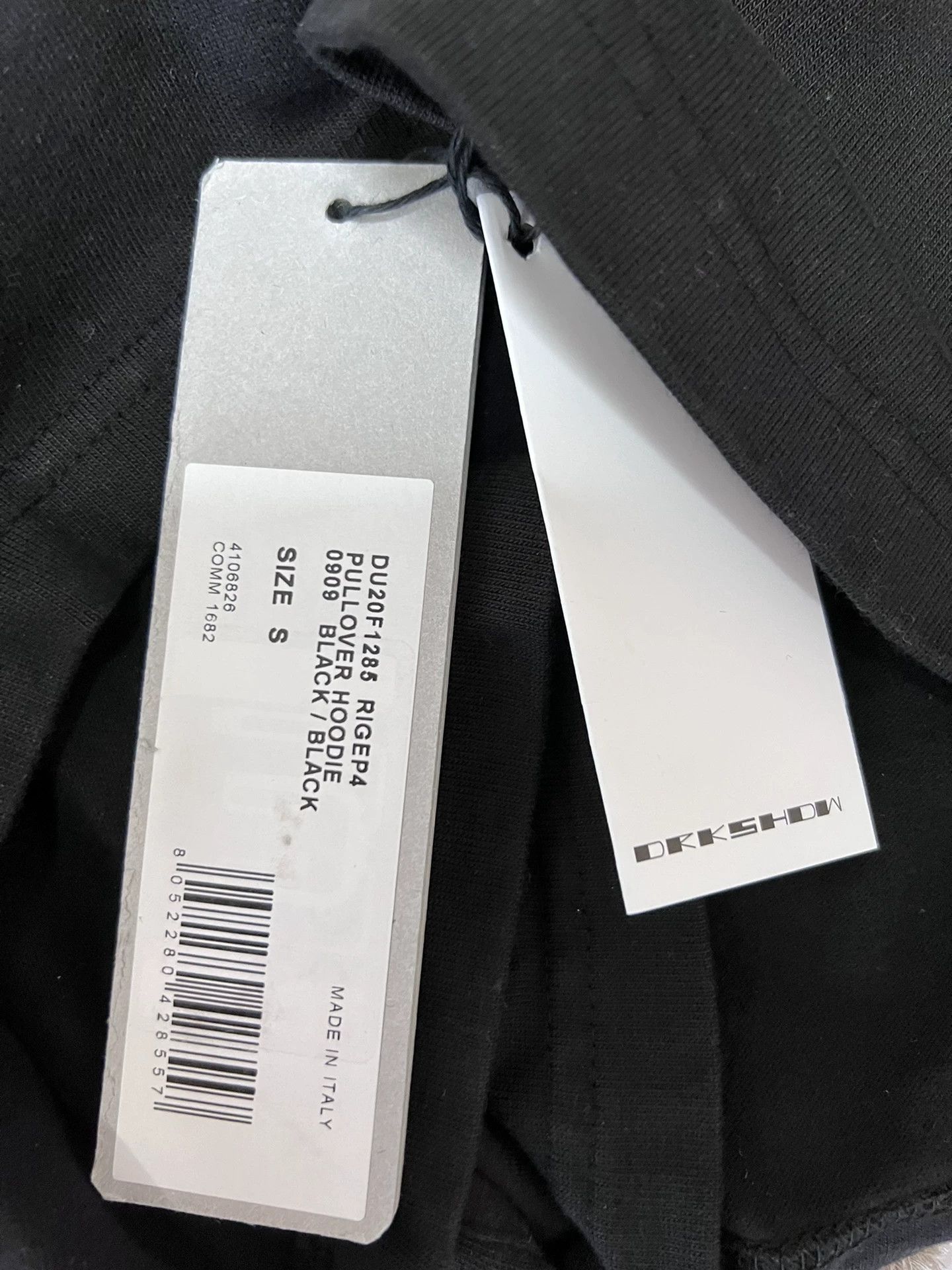 Rick Owens Rick Owens Hoodie with Distinctive Sleeve Design Size US S / EU 44-46 / 1 - 6 Thumbnail