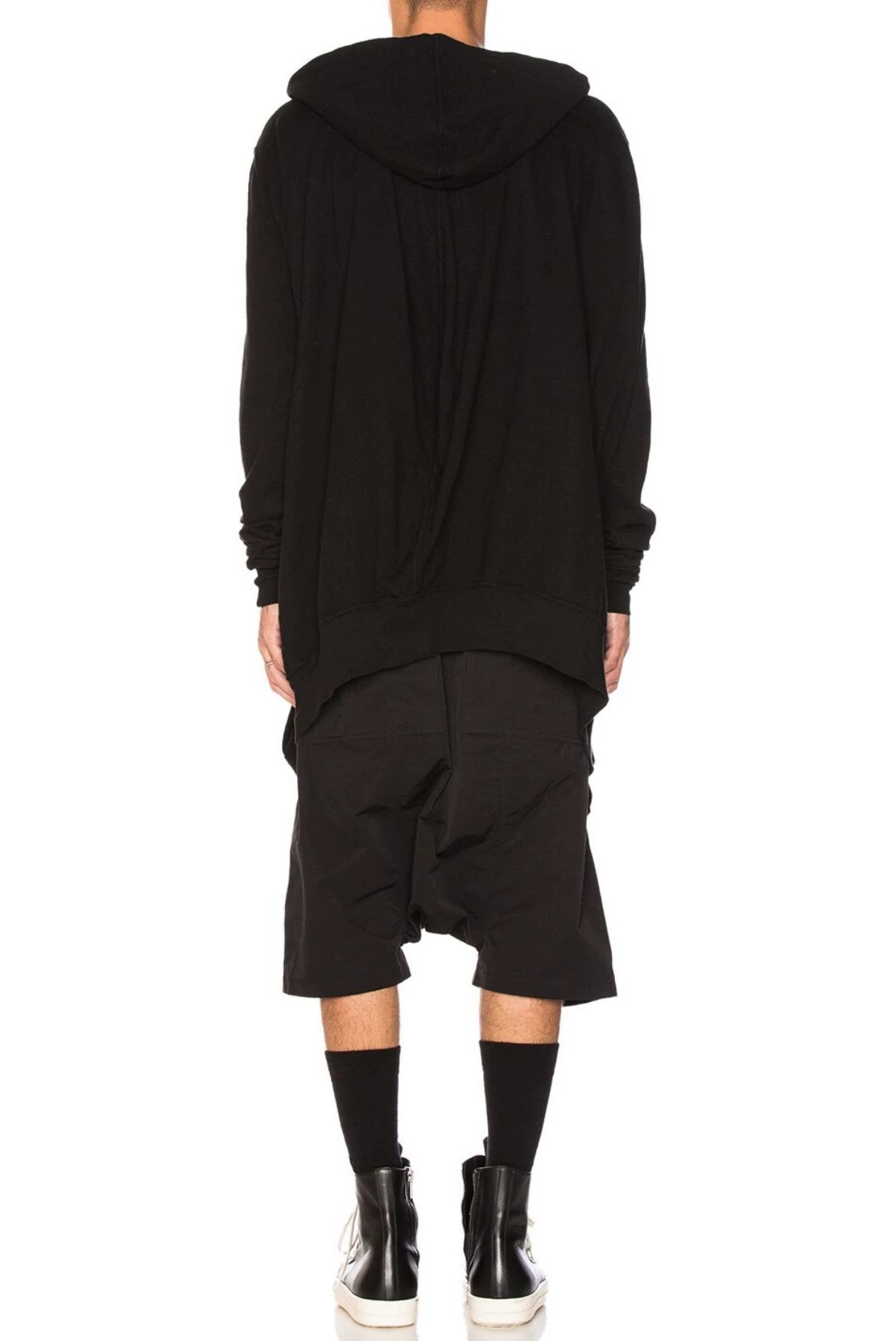 Rick Owens Rick Owens Structured Black Hoodie Size US M / EU 48-50 / 2 - 7 Thumbnail