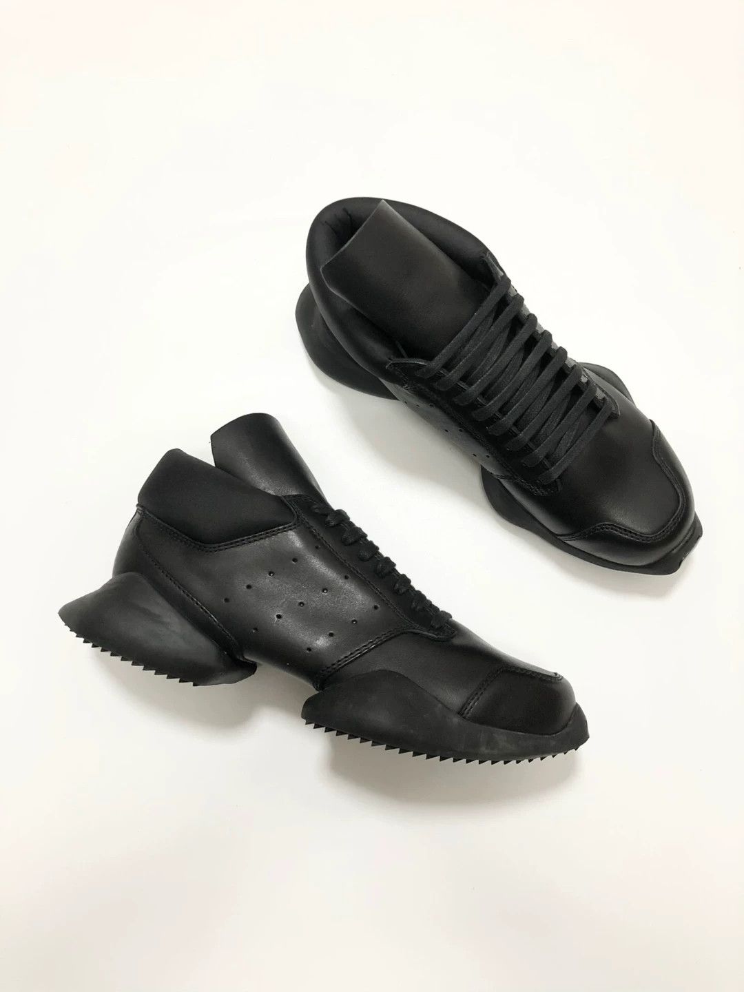 Rick Owens Rick Owens Black Low-Top Sneakers Size 39 Size US 6 / EU 39 - 3 Thumbnail