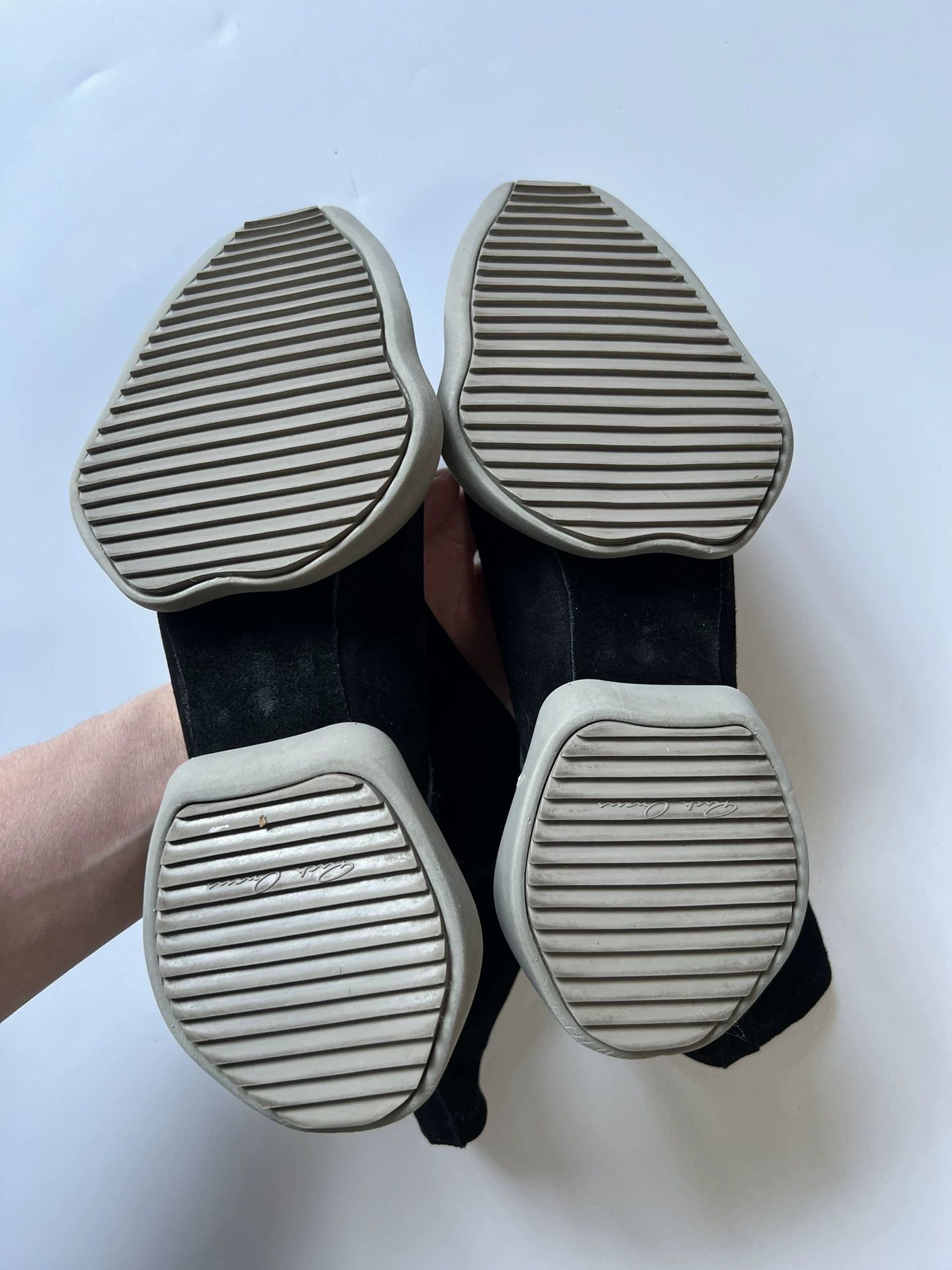 Rick Owens Rick Owens Black Suede Ankle Boots Size US 6 / EU 39 - 4 Thumbnail