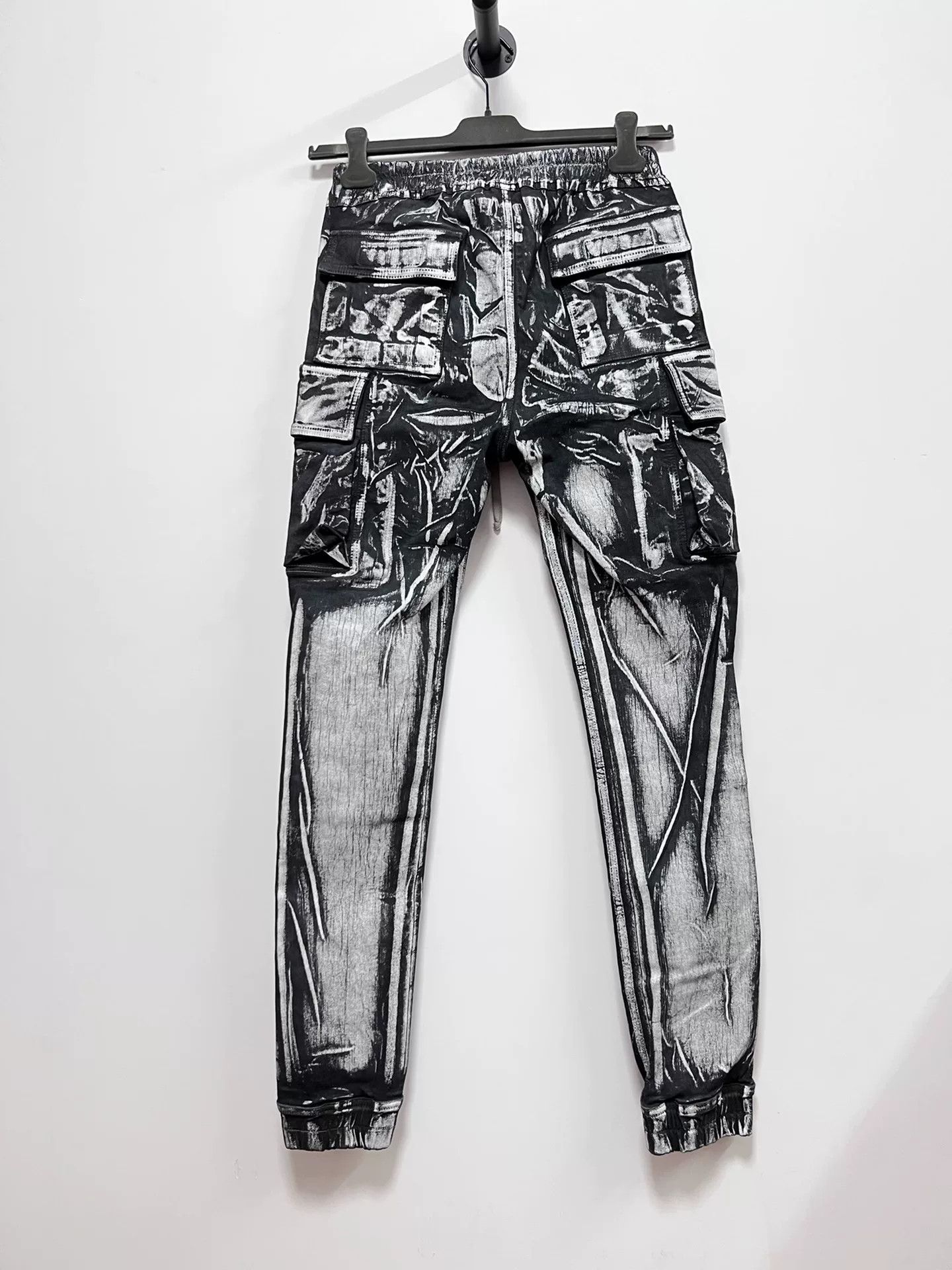 Rick Owens Rick Owens Black Denim Cargo Pants Size US 36 / EU 52 - 3 Thumbnail