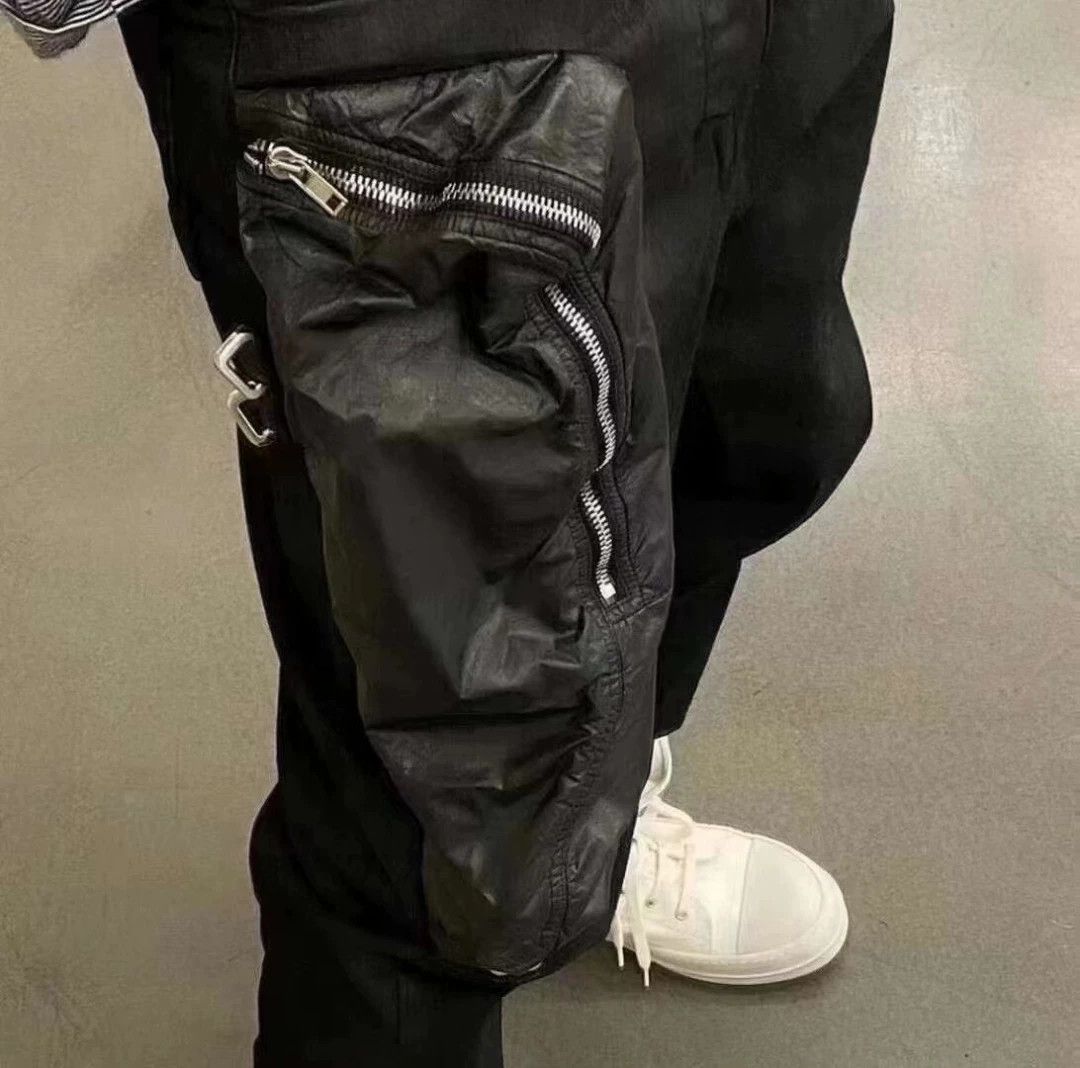 Rick Owens Rick Owens RO 20SS Waxed Pocket Pants Size US 33 - 7 Thumbnail