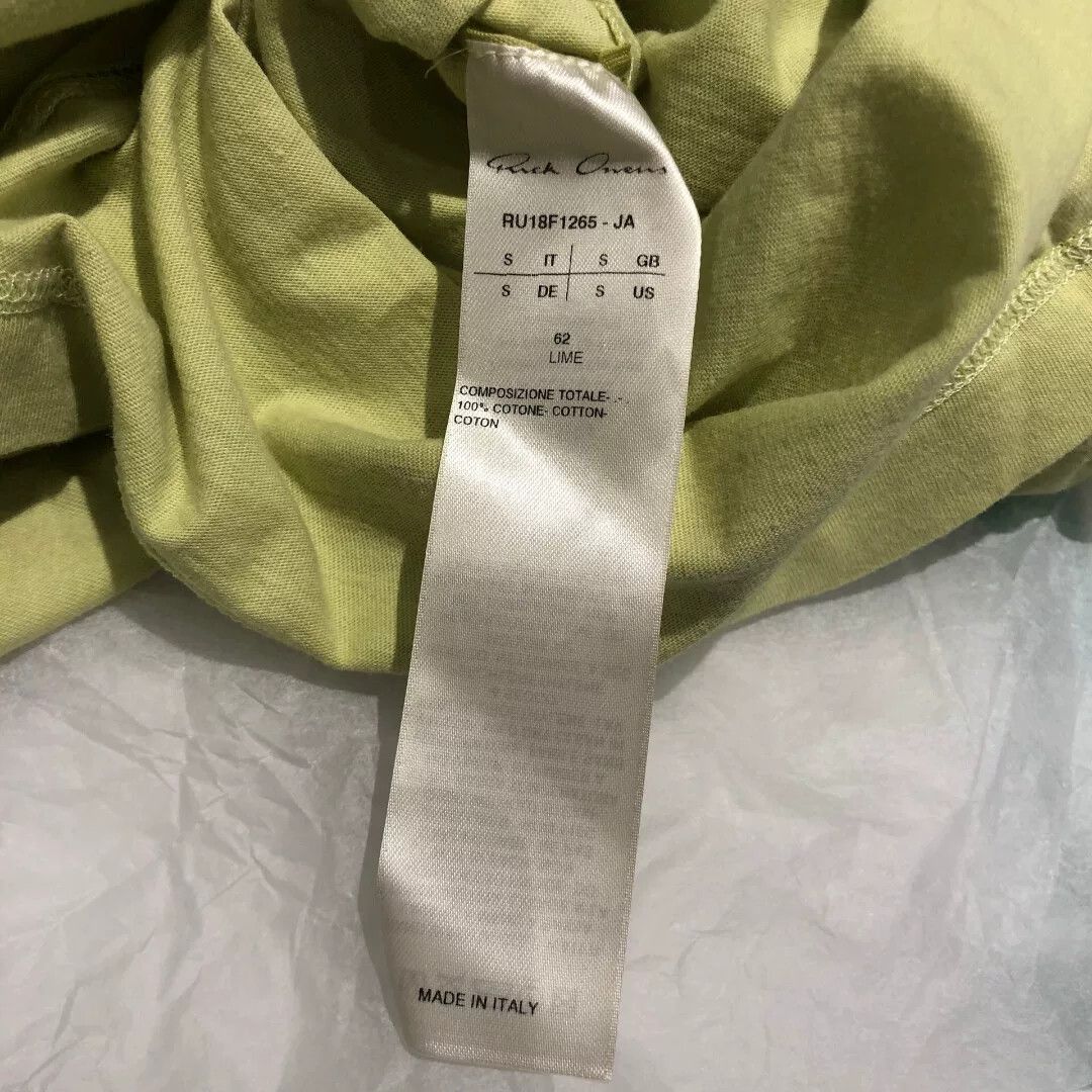 Rick Owens Rick Owens Yellow Short Sleeve Tee Size US XS / EU 42 / 0 - 3 Thumbnail