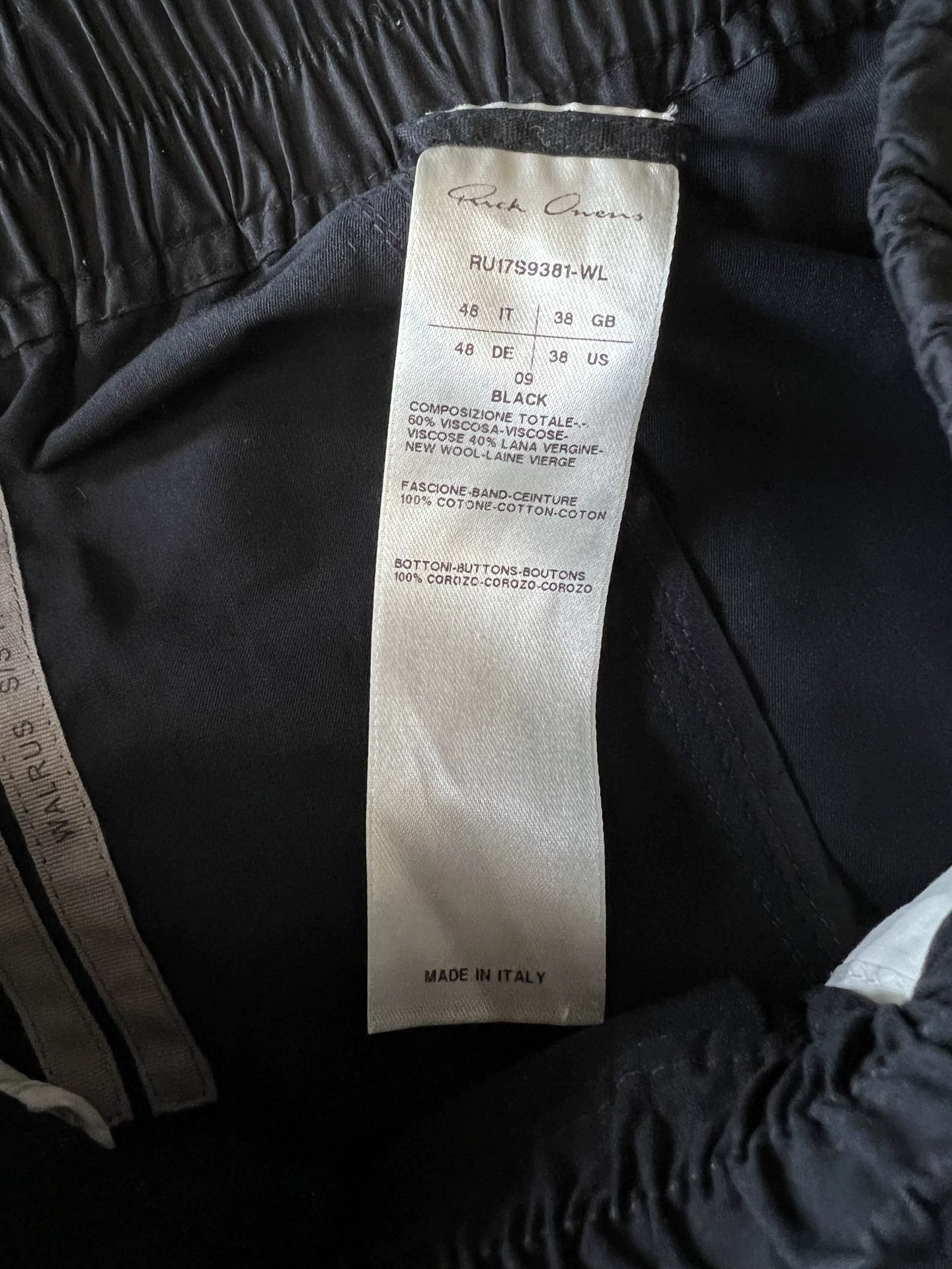 Rick Owens Rick Owens Black Pants with Unique Style Size US 32 / EU 48 - 4 Thumbnail