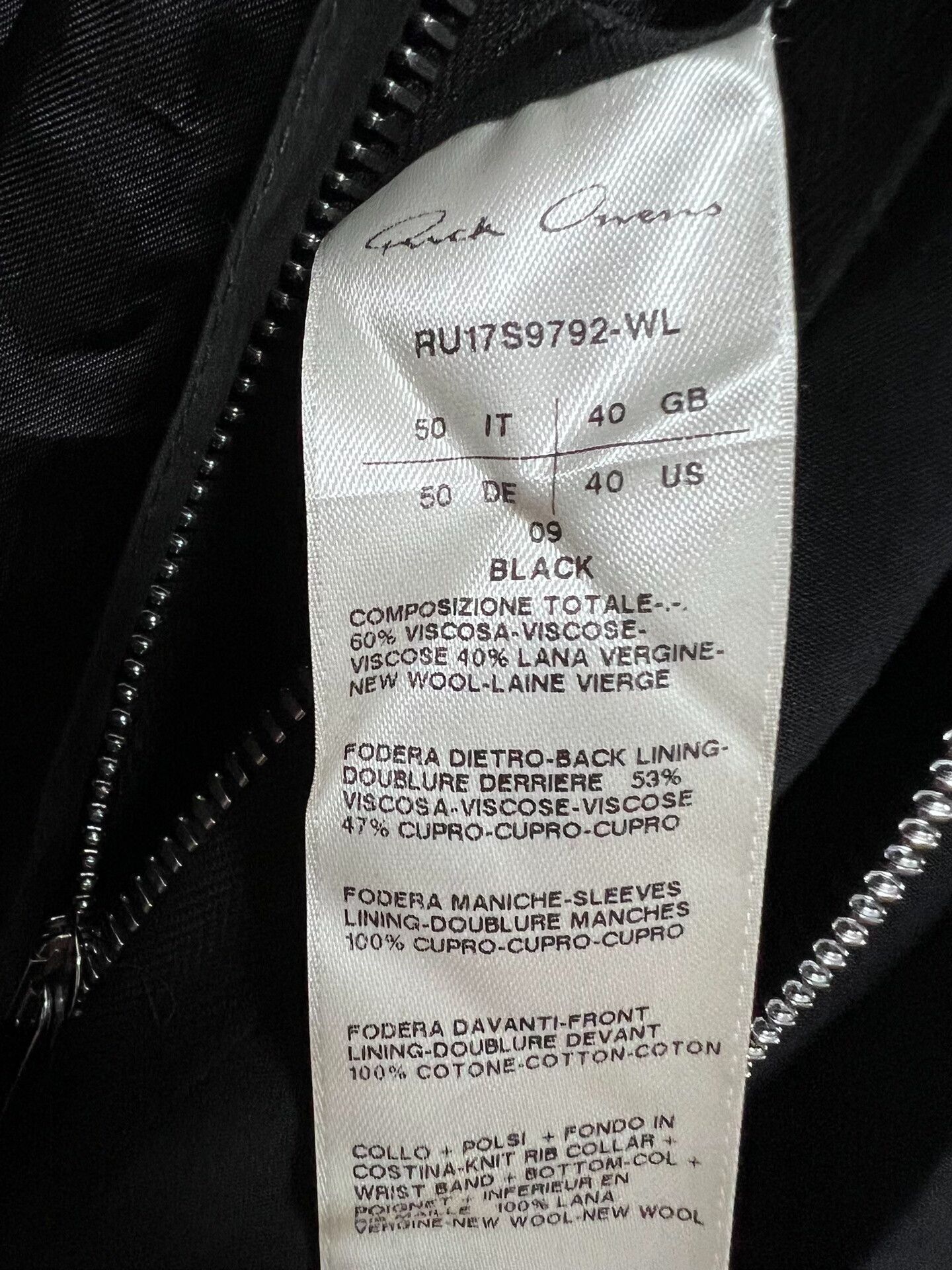 Rick Owens Rick Owens MA1 Flight Jacket Size US S / EU 44-46 / 1 - 7 Thumbnail
