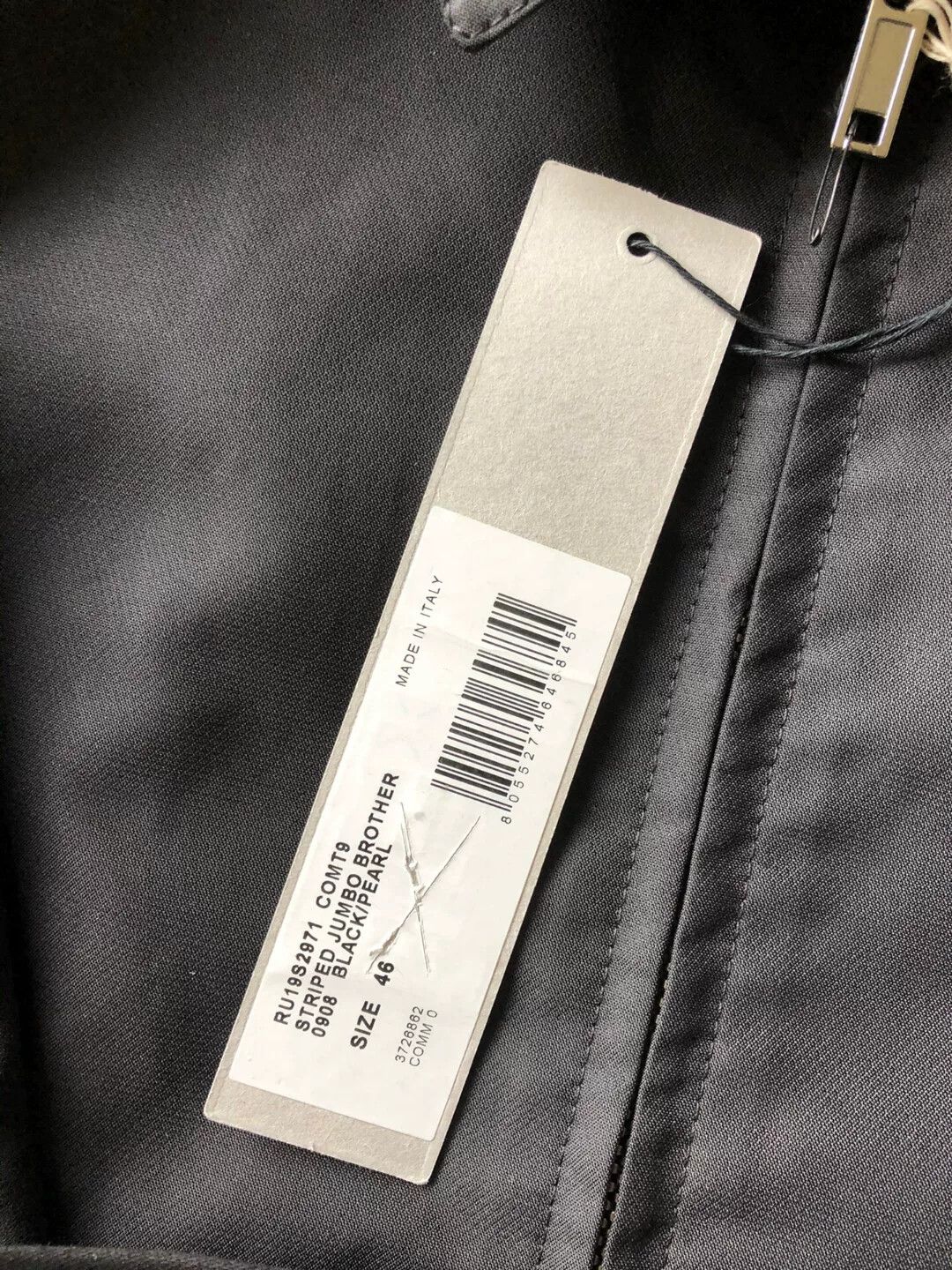 Rick Owens Rick Owens Black Long Coat with Fringes Size US S / EU 44-46 / 1 - 7 Thumbnail