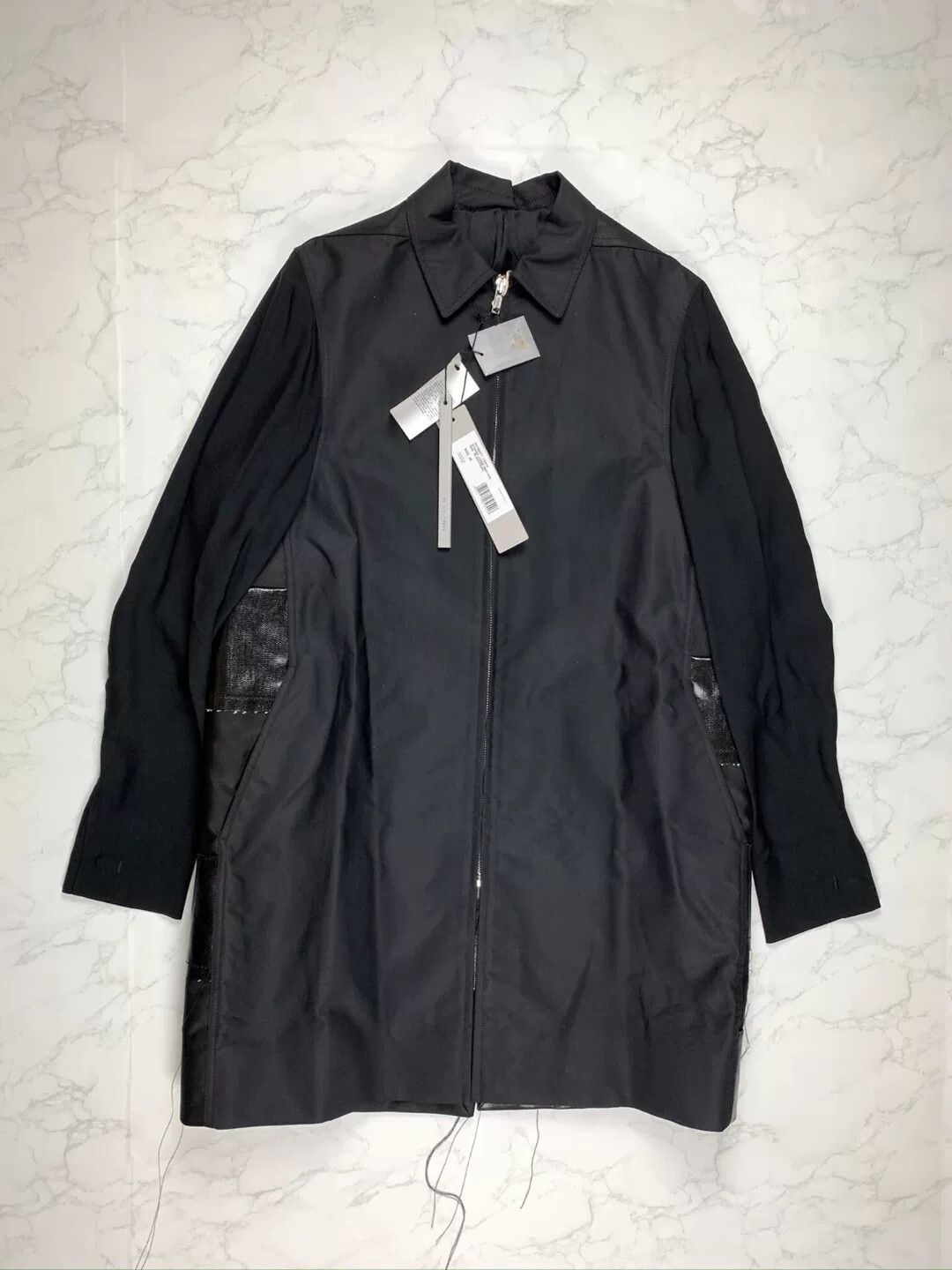 Rick Owens Rick Owens Black Long Coat with Fringes Size US S / EU 44-46 / 1 - 2 Thumbnail